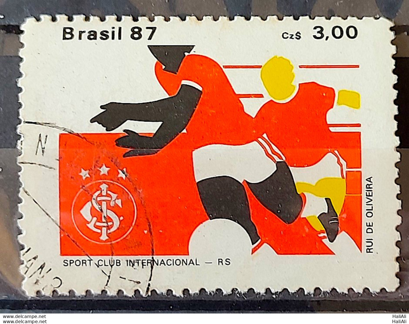 C 1559 Brazil Stamp International Football Clubs 1987 Circulated 1 - Usati