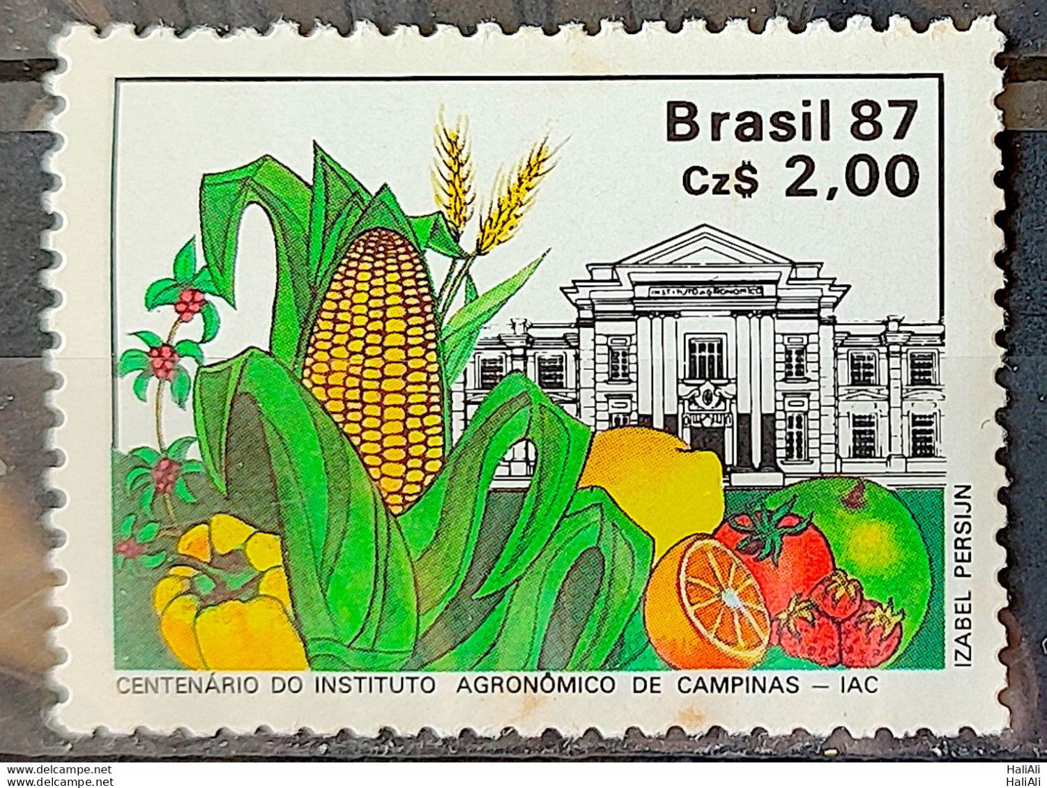 C 1553 Brazil Stamp 100 Years Agronomic Institute Of Campinas Education Corn 1987 2 - Ongebruikt