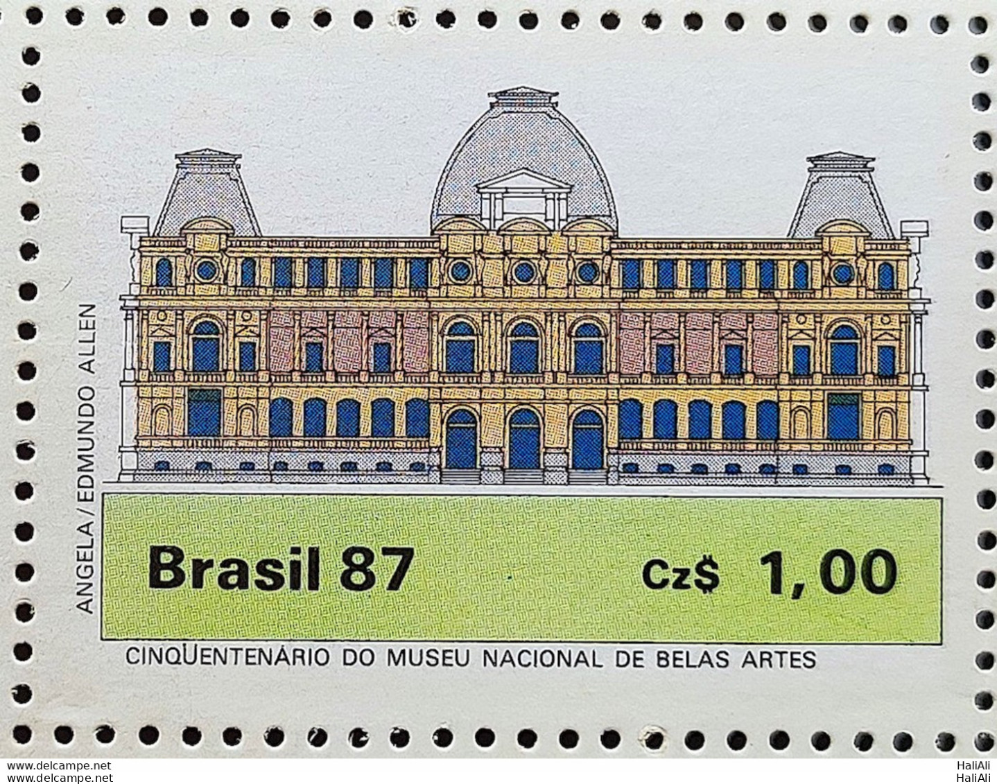 C 1542 Brazil Stamp Museum Of Fine Arts Architecture 1987 - Unused Stamps