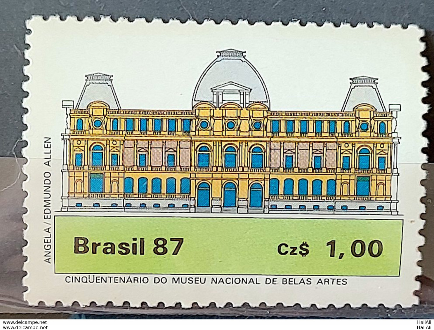 C 1542 Brazil Stamp 50 Year Museum Of Fine Arts Architecture 1987 - Unused Stamps