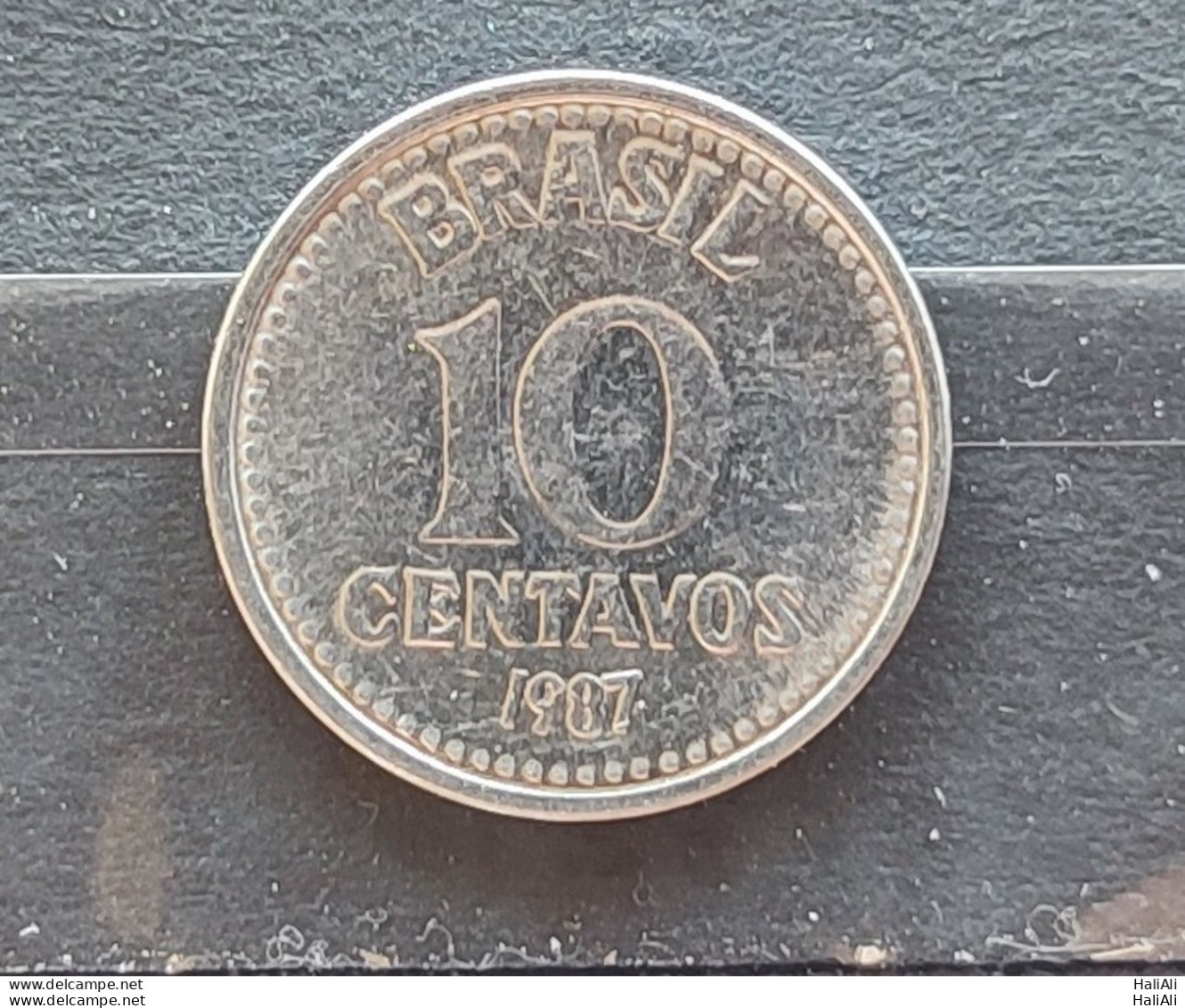 Brazil Coin Brasil 1987 10 Centavos Cruzado Sob - Viroflay