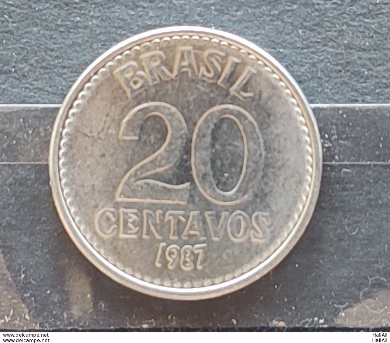 Brazil Coin Brasil 1987 20 Centavos Cruzado Sob - Viroflay