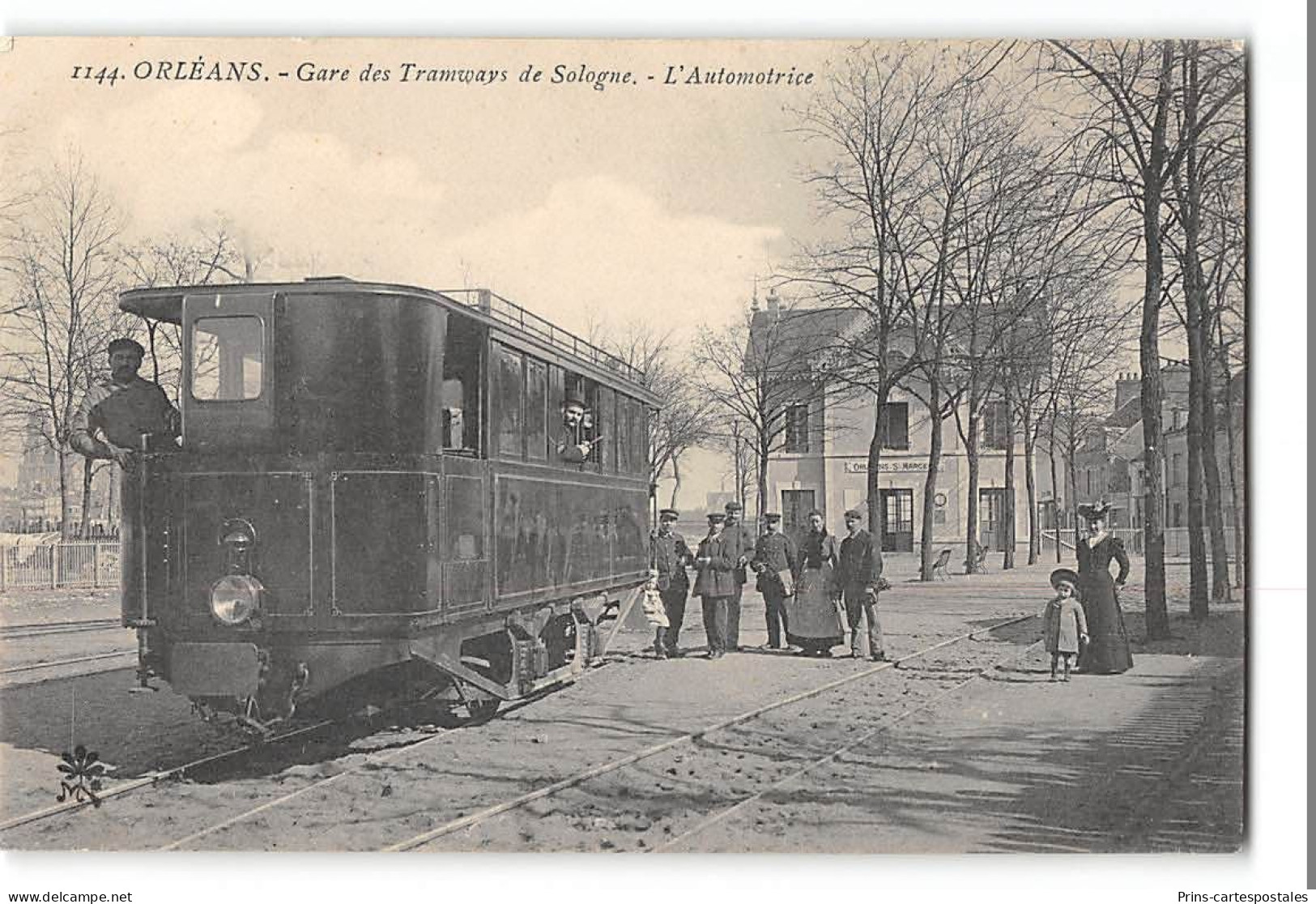 CPA 45 Orleans La Gare Des Tramways De Sologne L'automotrice - Orleans