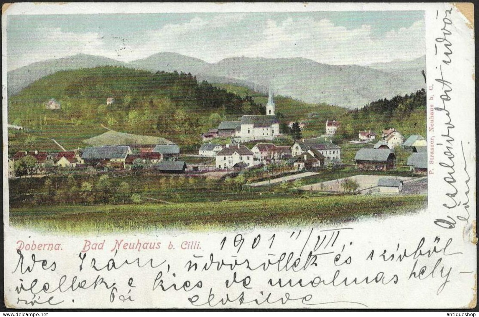 Slovenia-----Dobrna-----old Postcard - Slovenië