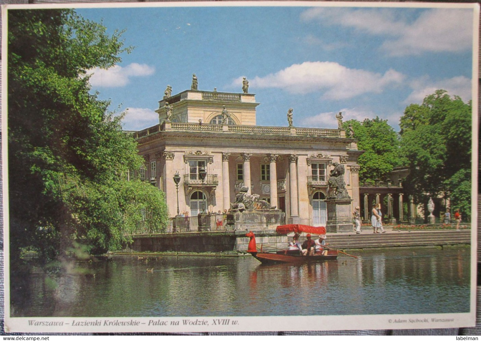 ISRAEL POLAND WARSAW ROYAL LAZIENKI PARK CARTE POSTALE POSTKARTE CARD KARTE CARTOLINA ANSICHTSKARTE PHOTO POSTCARD - Poland