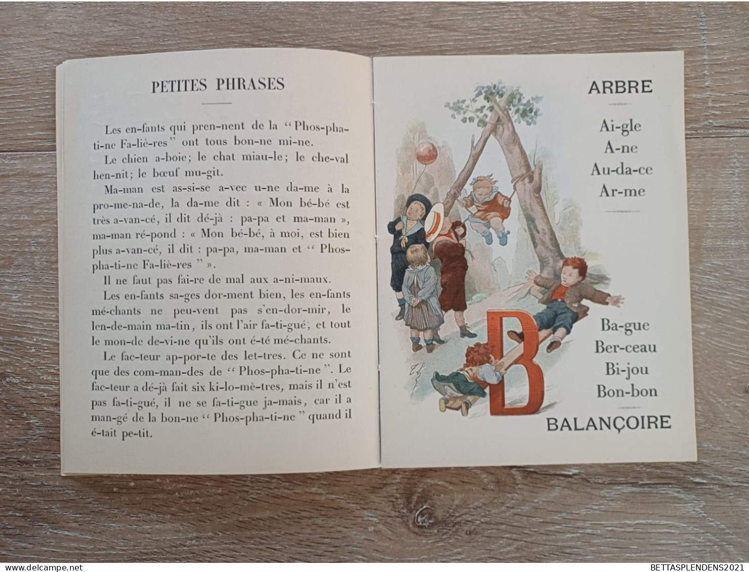 ALPHABET De La PHOSPHATINE FALIERES - Illustrations De T. LOBRICHON - Sonstige & Ohne Zuordnung