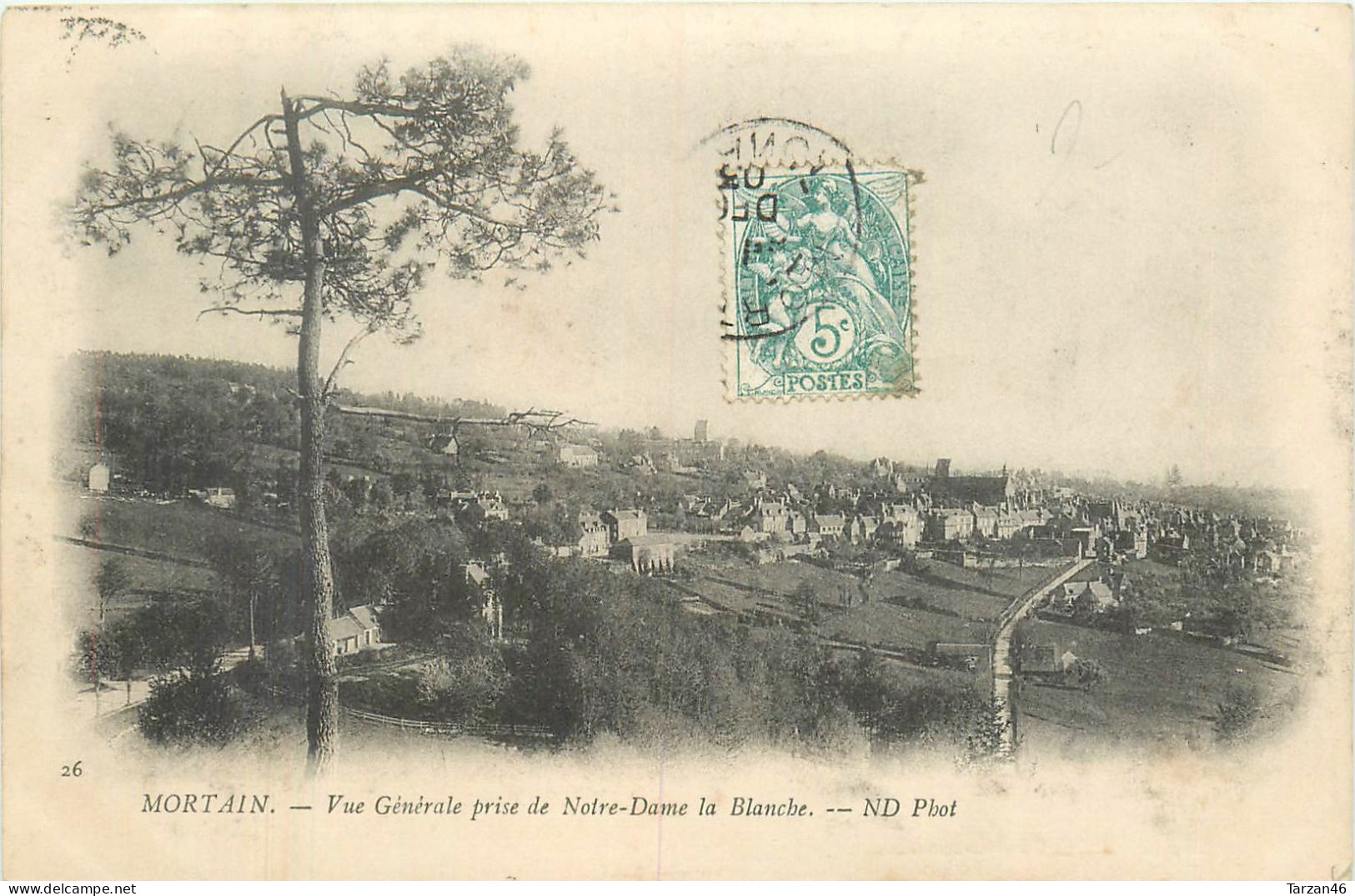 27.04.2024 - B - 26. MORTAIN Vue Générale Prise De Notre Dame La Blanche - Autres & Non Classés