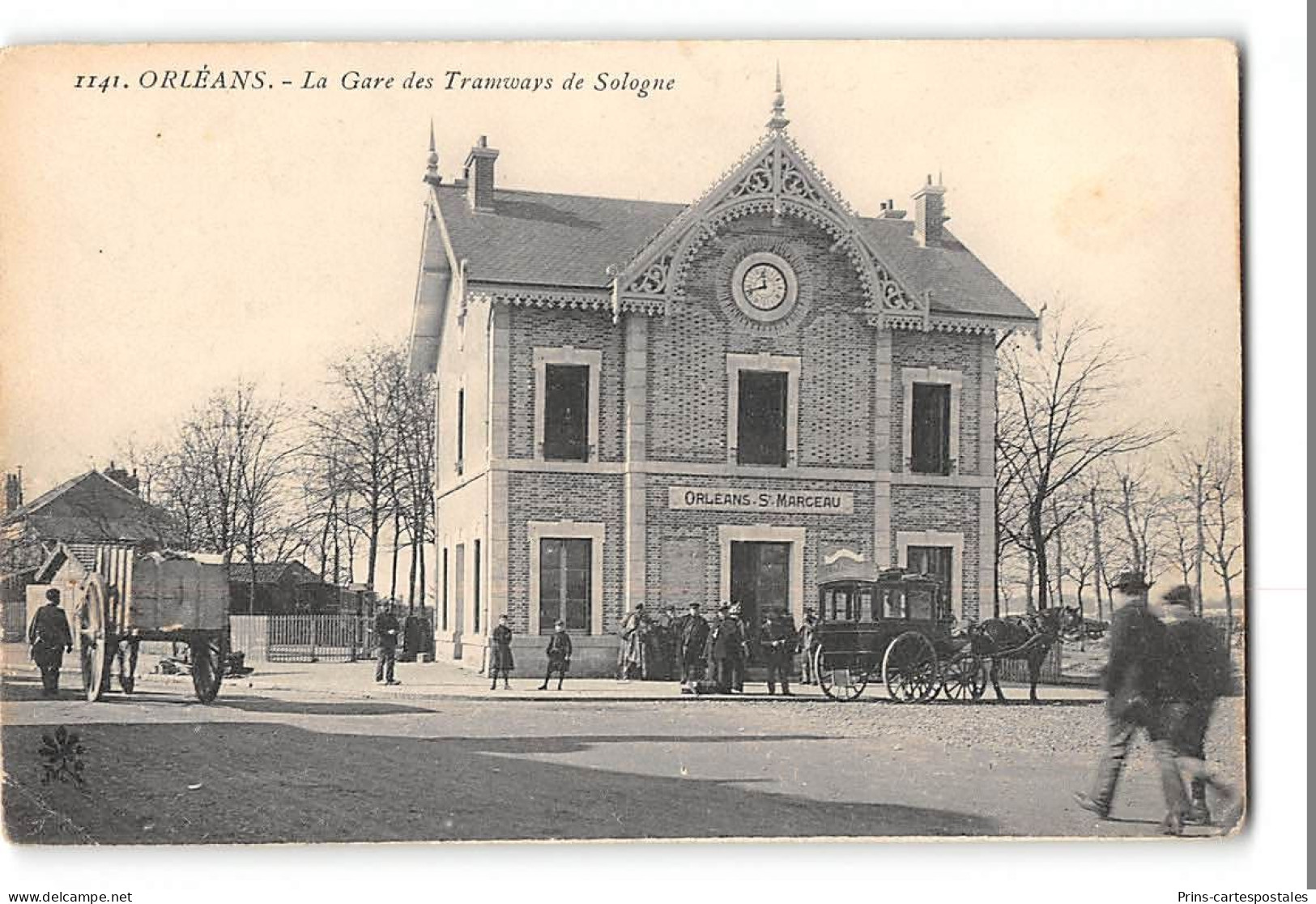 CPA 45 Orleans La Gare Des Tramways De Sologne - Orleans