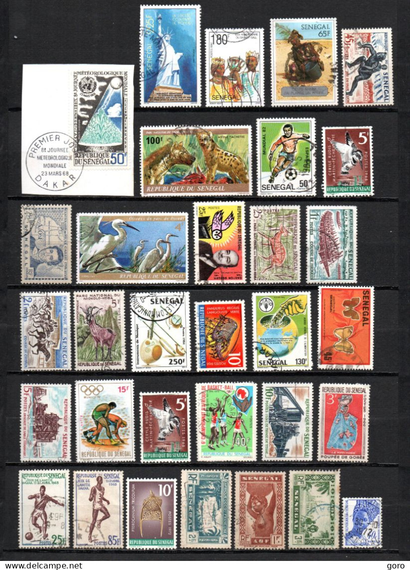 Senegal  .-   Lote  Nº   1  .-   32   Sellos - Senegal (1960-...)