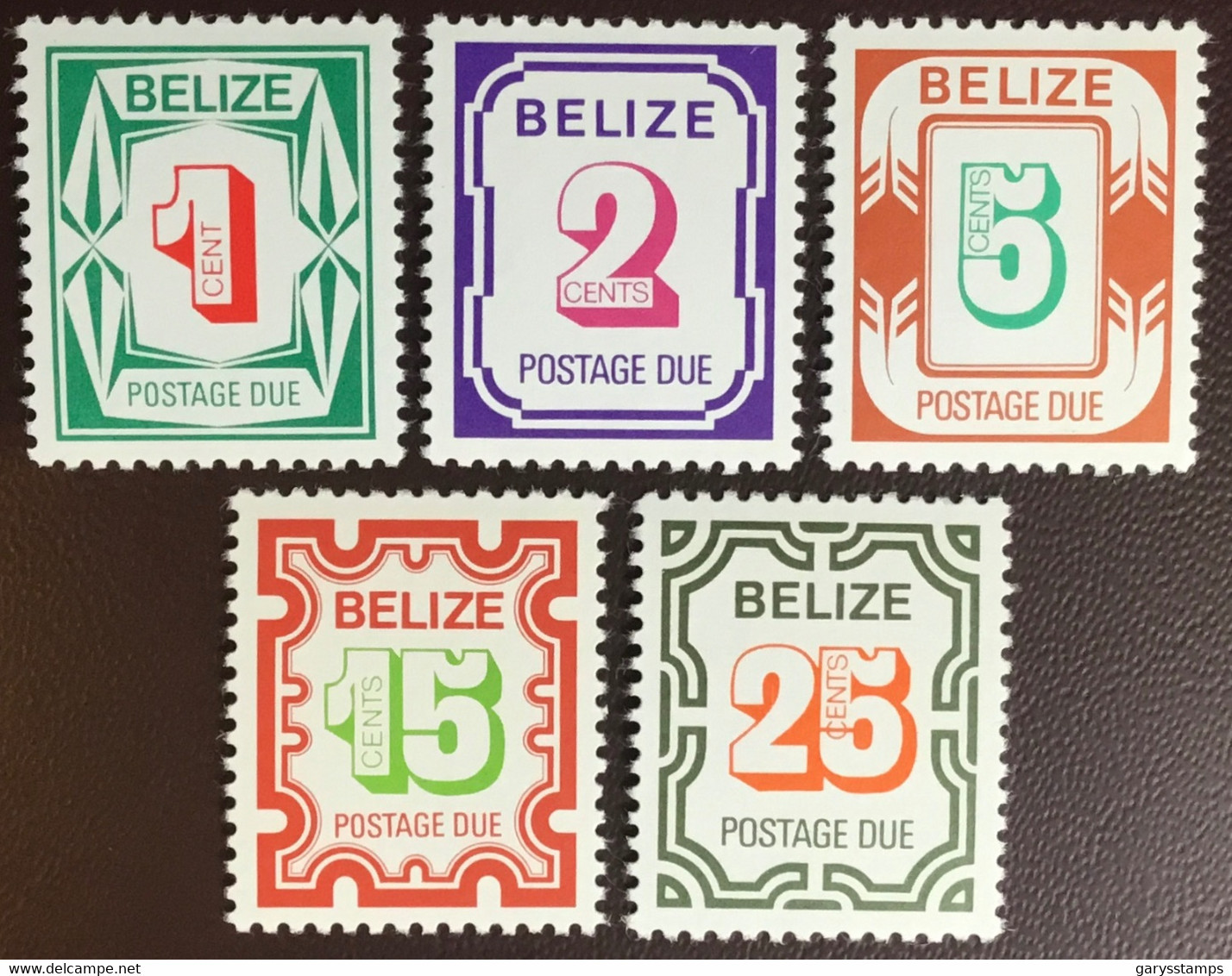 Belize 1976 Postage Due Set MNH - Belice (1973-...)