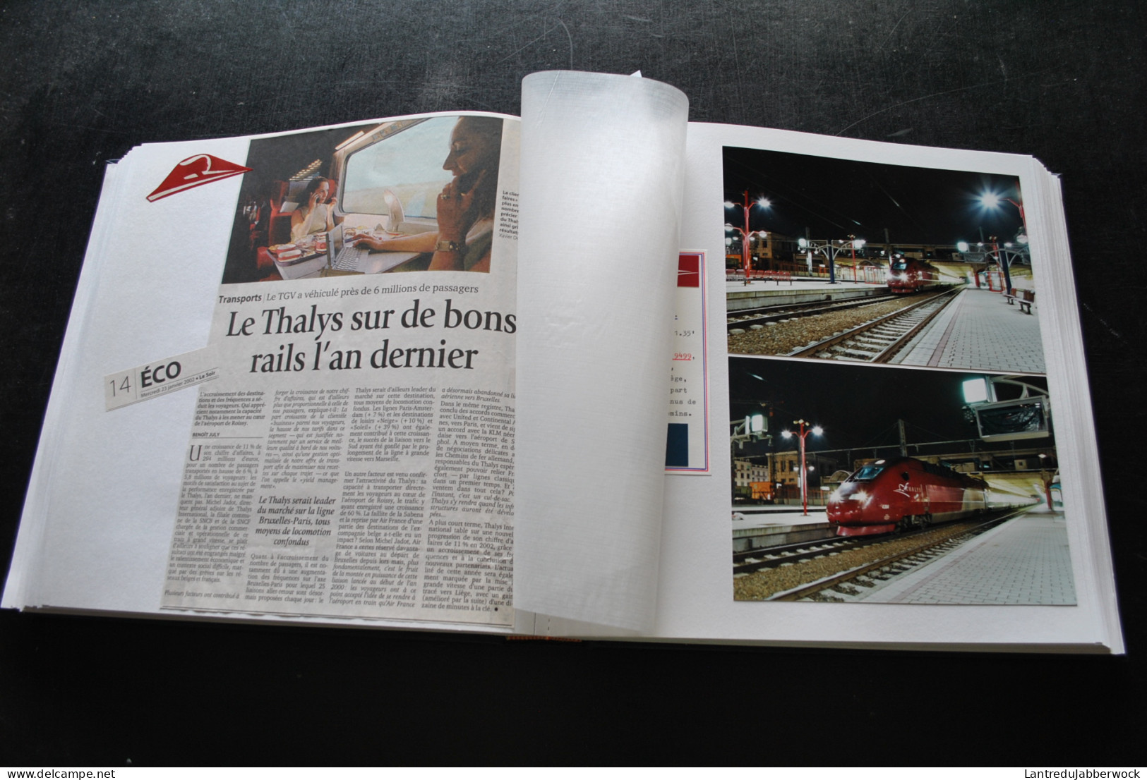 Album photo 36 Thalys TGV ICE Bruxelles Paris Métro Gare du Nord Marche les Dames Namèche ligne 125 Namur Nuit Cologne