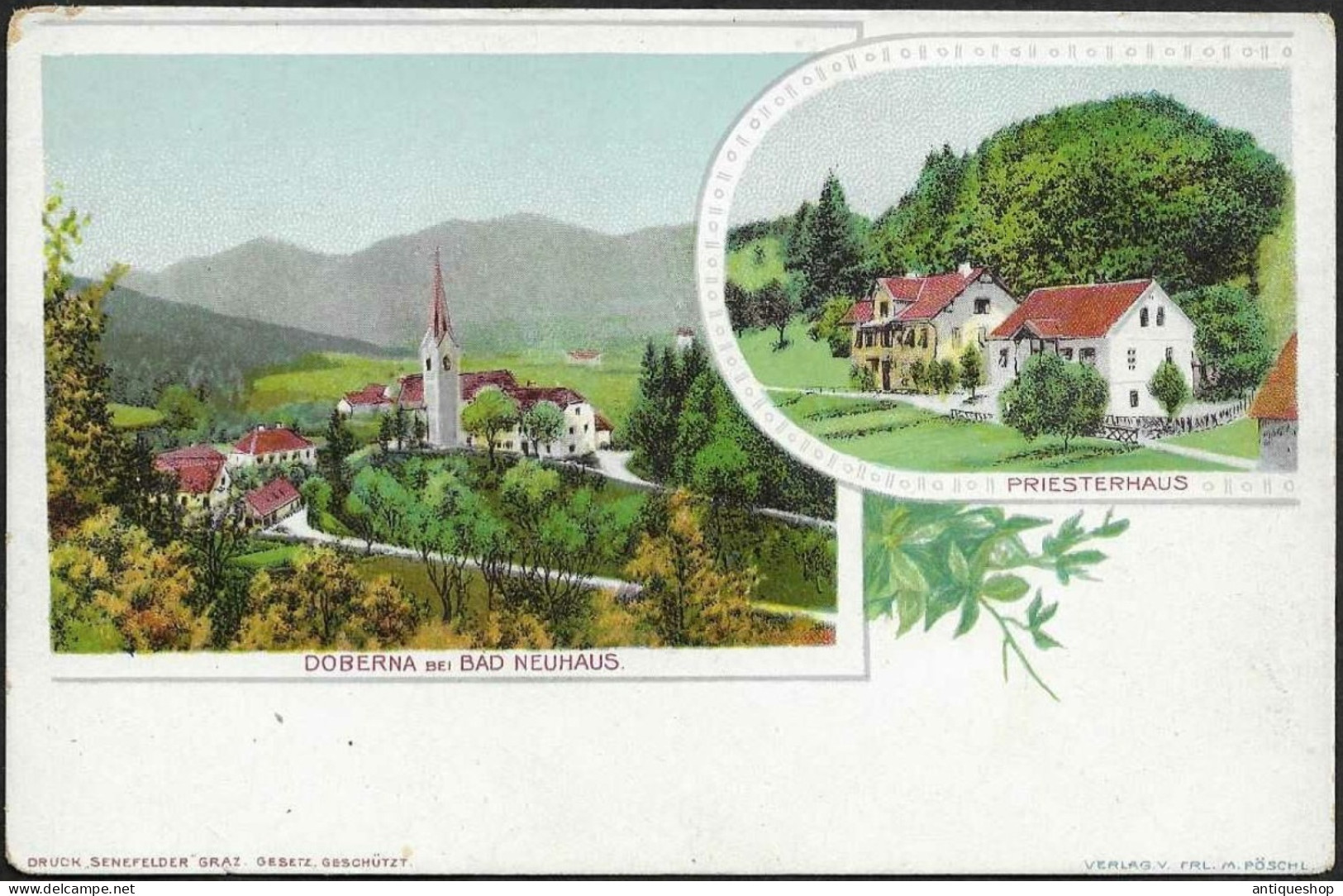 Slovenia-----Dobrna-----old Postcard - Slovenia