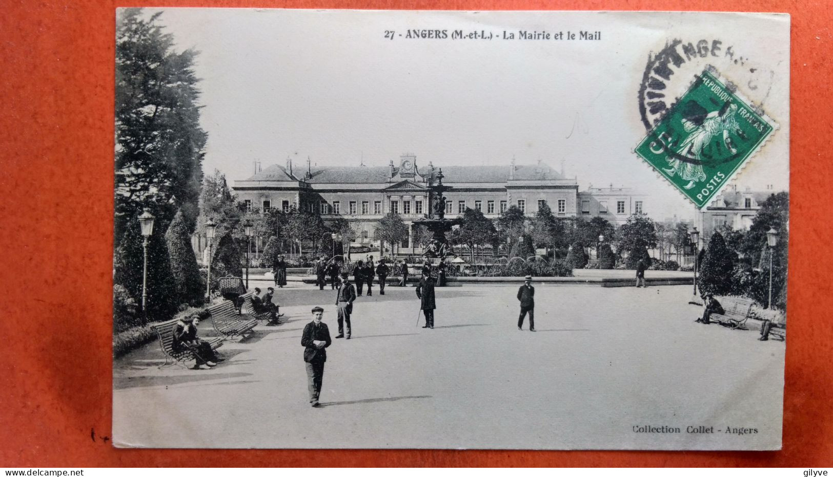 CPA (49) Angers. La Mairie Et Le Mail.   Animation.  (7A.n°056) - Angers