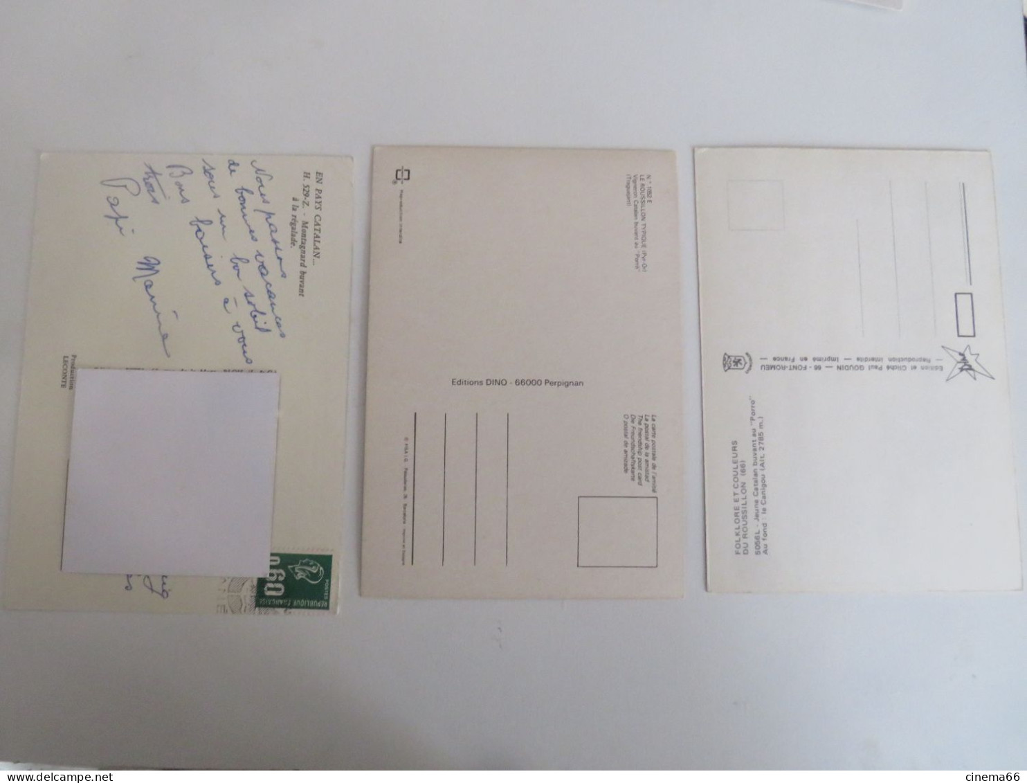 CATALAN BUVANT AU "PORRO" - Lot De 3 Cartes - Other & Unclassified