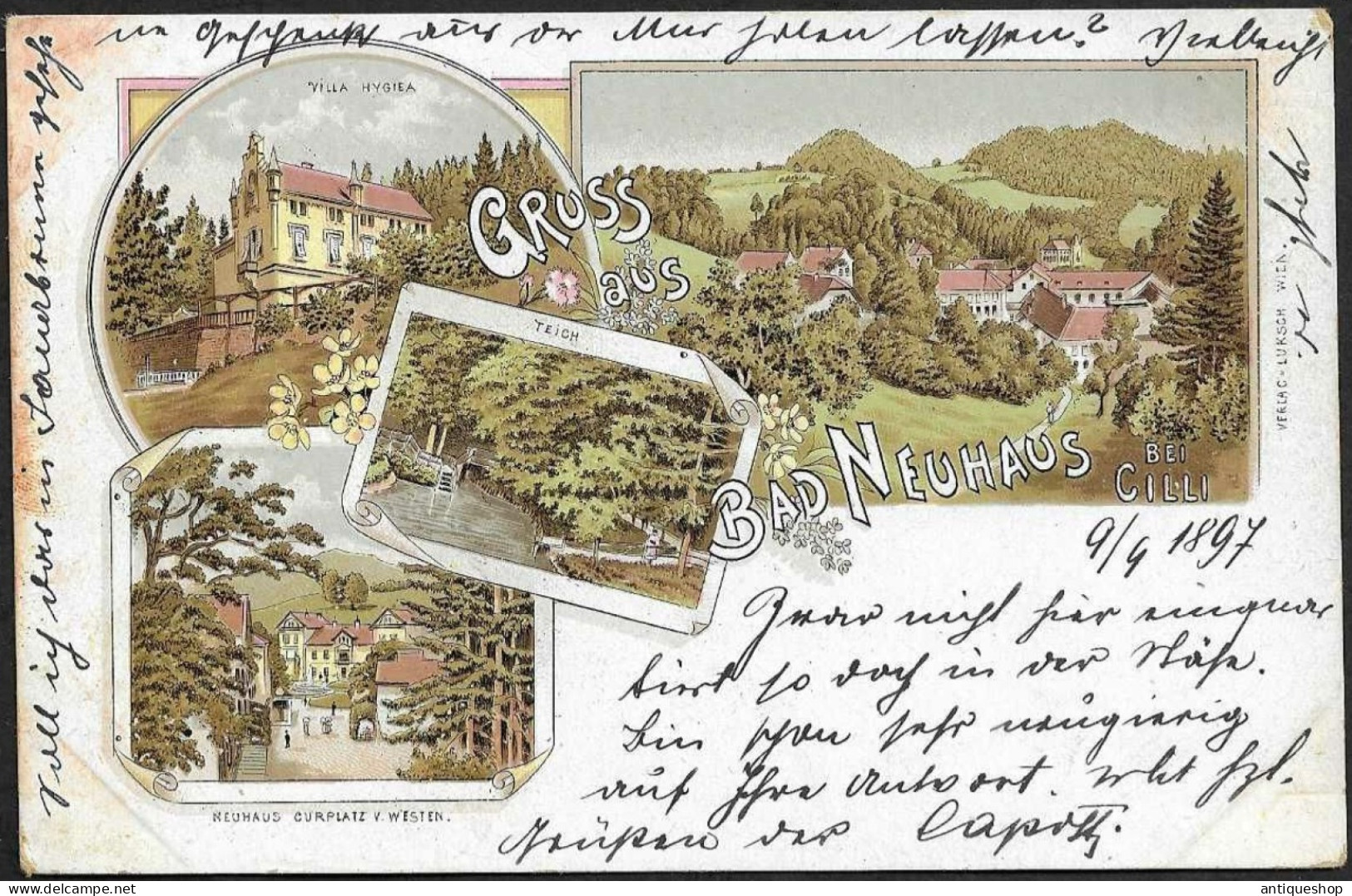 Slovenia-----Dobrna-----old Postcard - Slovenia