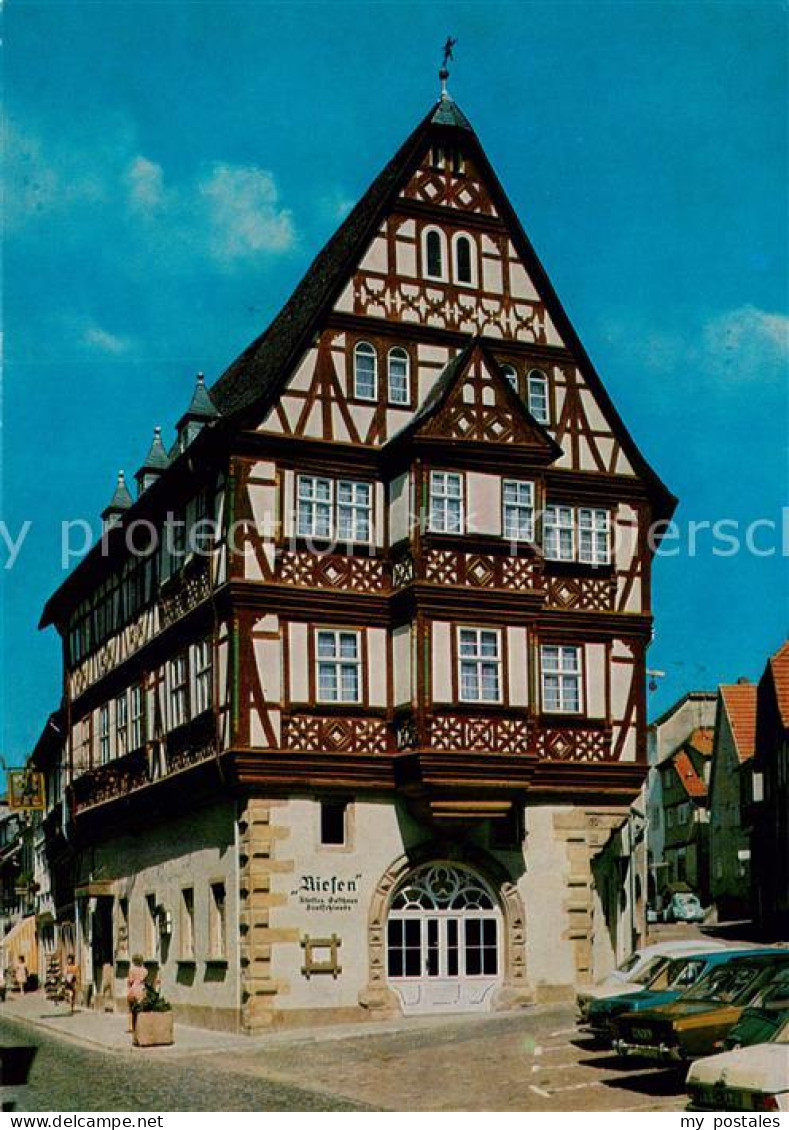 73792761 Miltenberg Main Hotel Riesen Aeltestes Gasthaus Deutschlands 12. Jhdt.  - Otros & Sin Clasificación