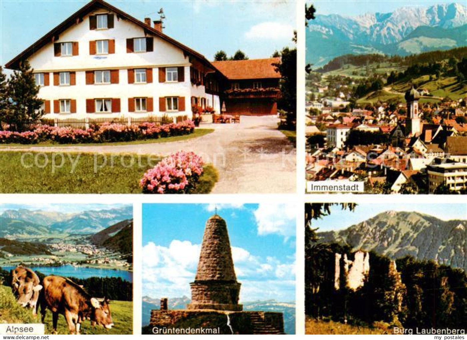 73792757 Immenstadt Allgaeu Urlaub Auf Dem Bauernhof Alpsee Gruentendenkmal Burg - Immenstadt