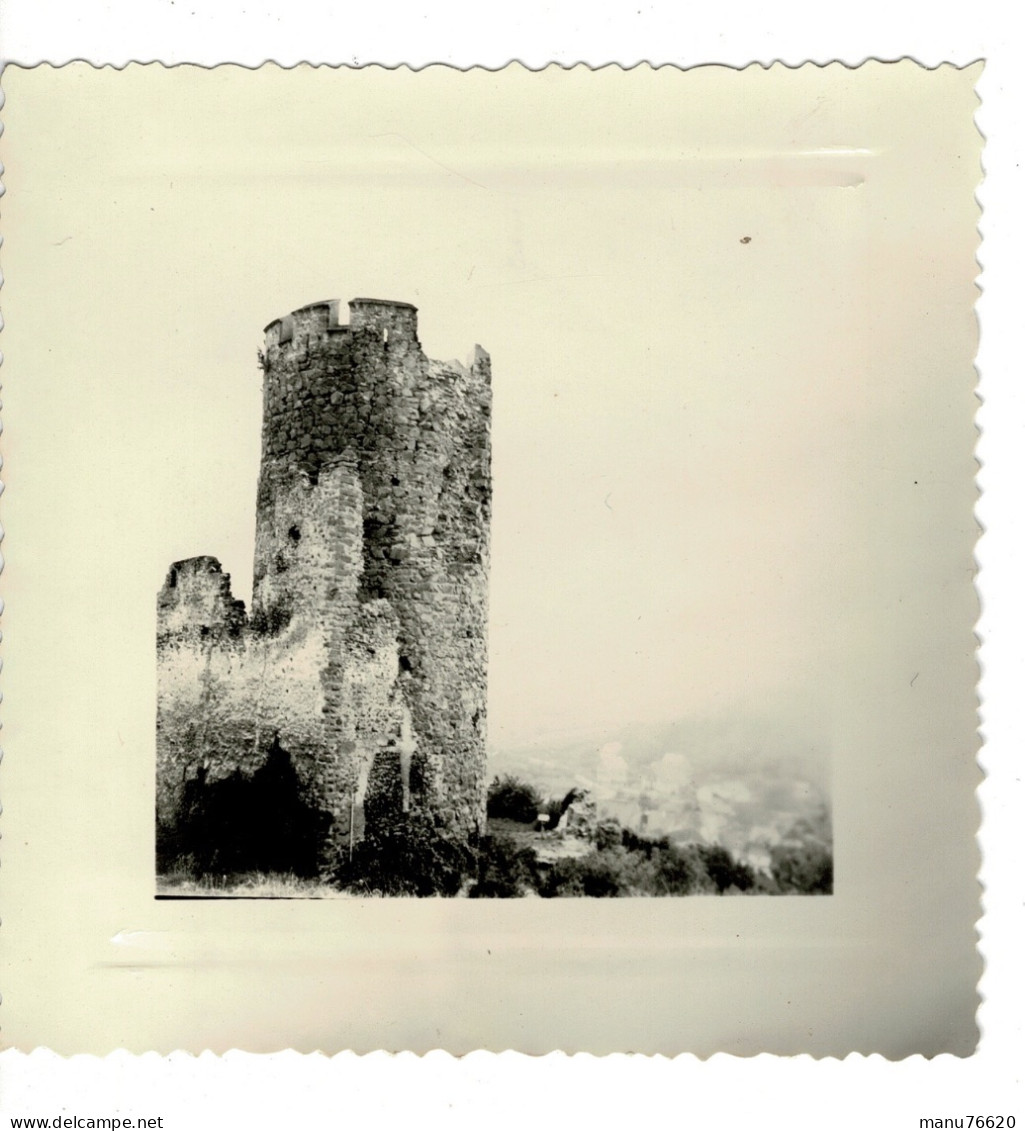 Ref 1 - Photo : Chateau De Couzan , Sail Sur Couzan , Loire - France . - Europa