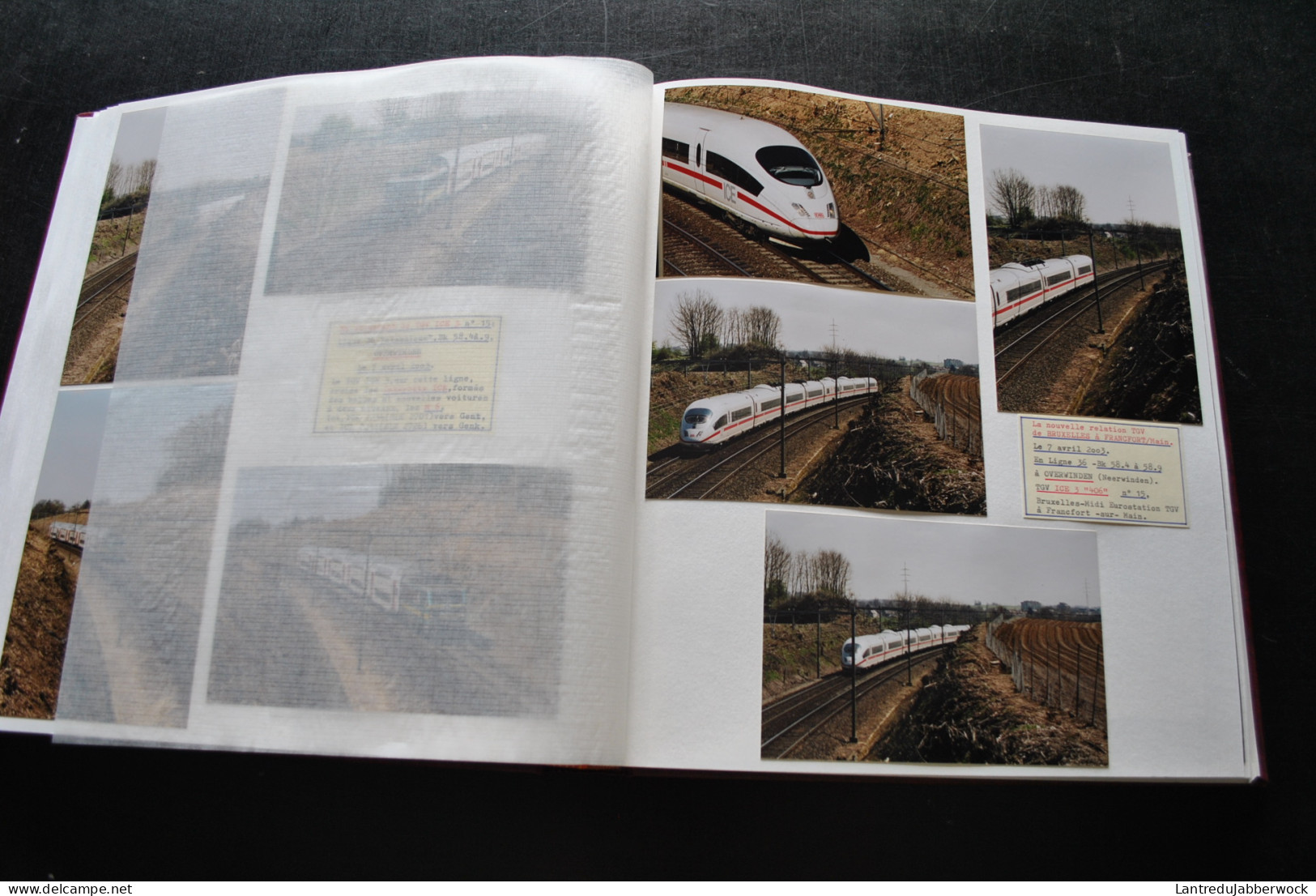 Album Photo 46 Thalys TGV ICE 3 406 Bruxelles Midi Francfort Liège Waremme Gare Haasrode Heverlee Fexhe Cologne Blaton  - Trains