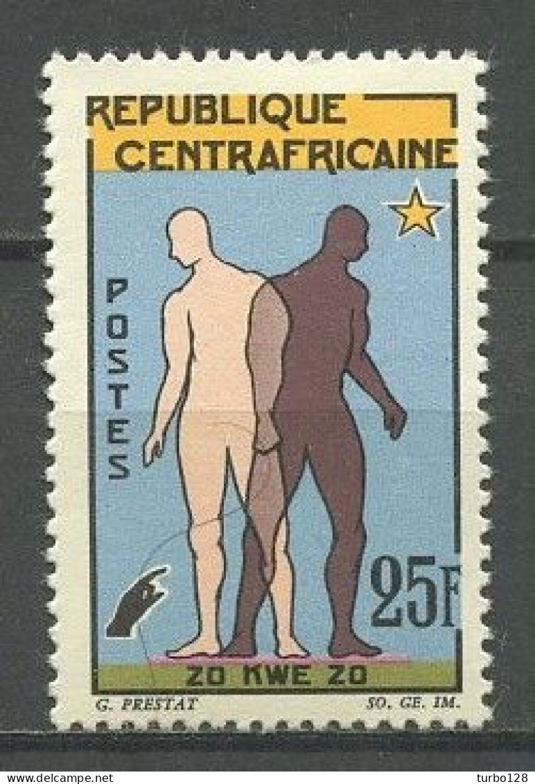 CENTRAFRICAINE 1970 N° 42 ** Neuf MNH Superbe C 1 € Unité Nationale Hommes Men - Repubblica Centroafricana