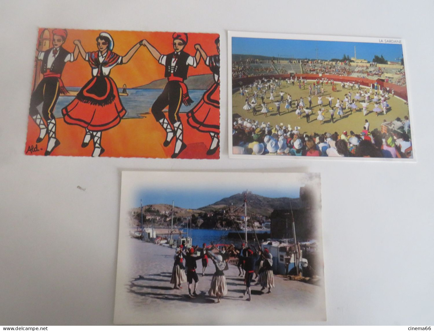 LA SARDANE - Lot De 3 Cartes - Dances