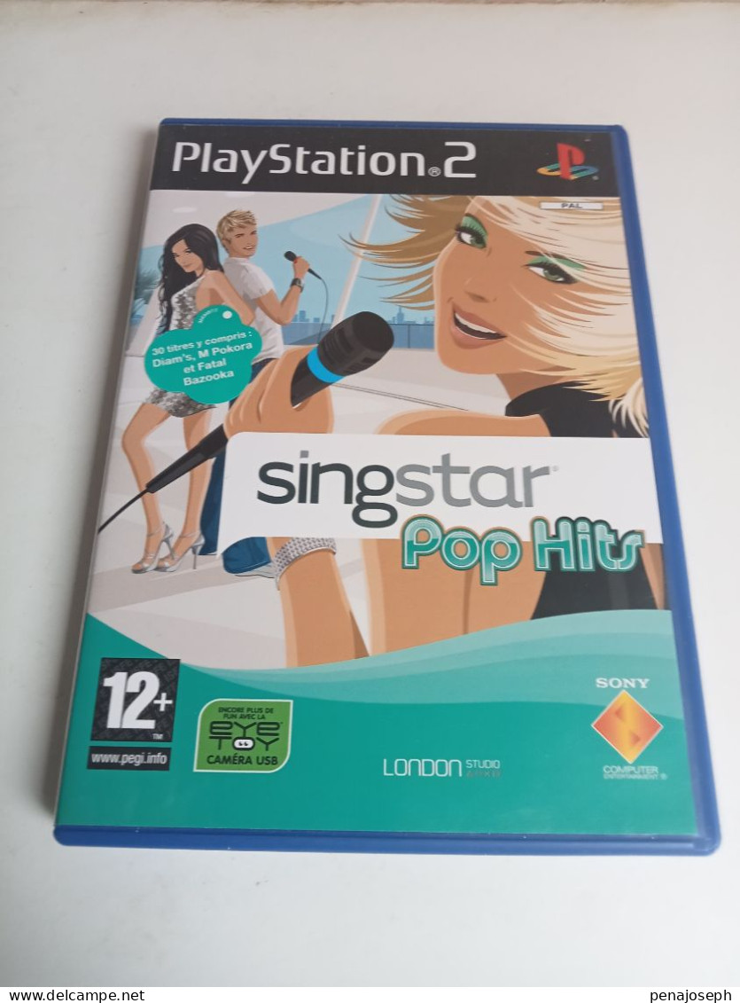 Singstar Pop Hits Avec Notice Sur Ps2 - Altri & Non Classificati