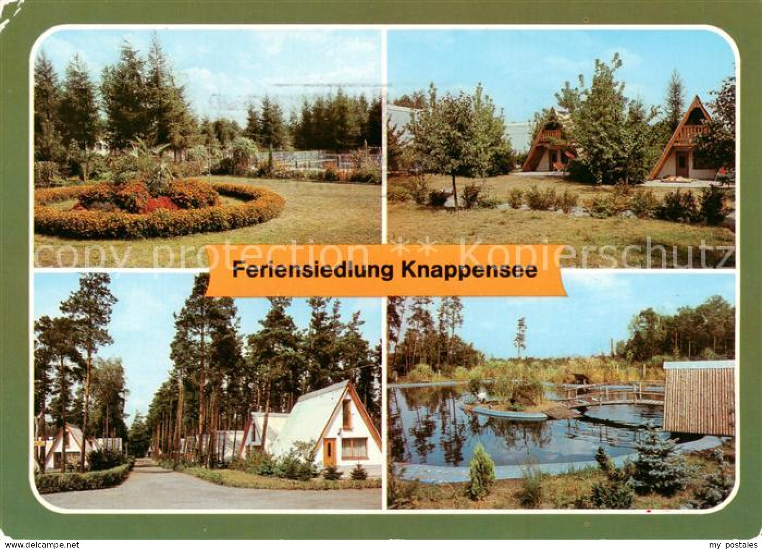 73792702 Knappenrode Horka Feriensiedlung Knappensee Finnhuetten Entengehege Kna - Other & Unclassified