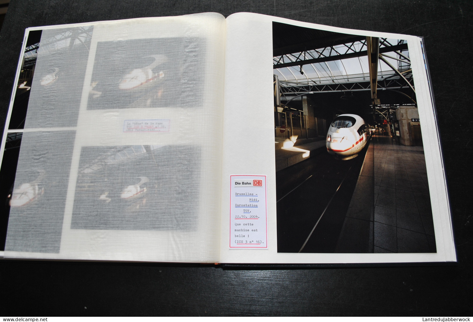 Album photo 47 bis Thalys TGV ICE 3 406 Bruxelles Liège Guillemins Francfort Baelen-Membach vues intérieures Eurostation
