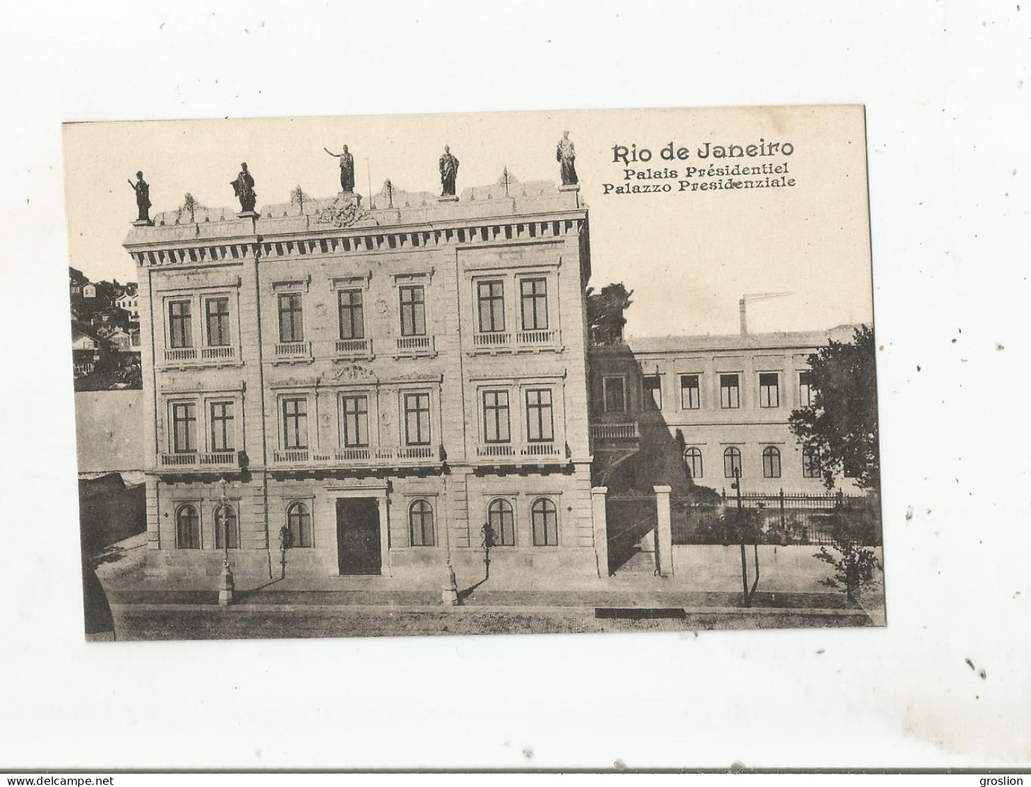 RIO DE JANEIRO PALAIS PRESIDENTIEL PALAZZO PRESIDENZIALE - Rio De Janeiro