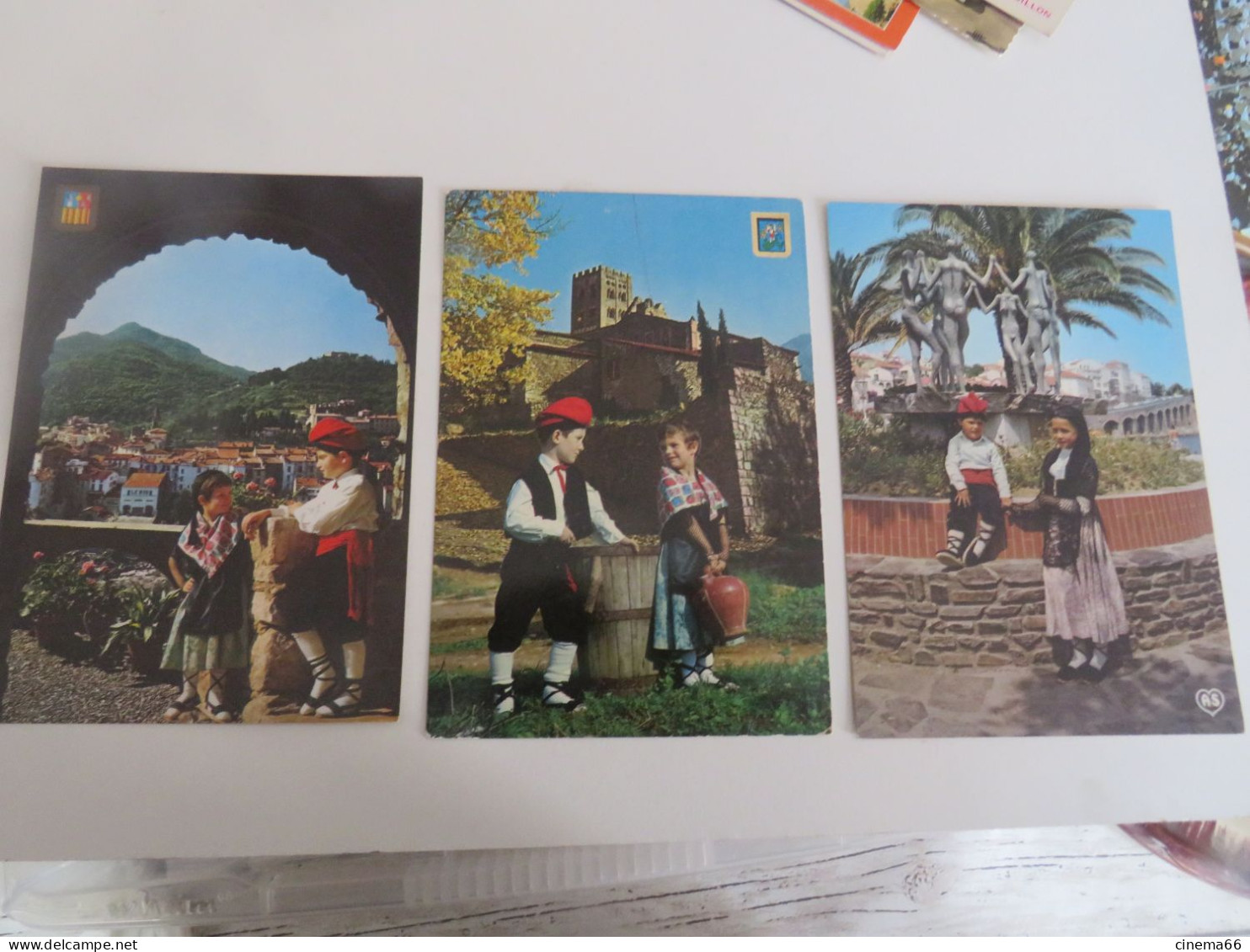 JEUNE COUPLE CATALAN Lot De 3 Cartes - Couples