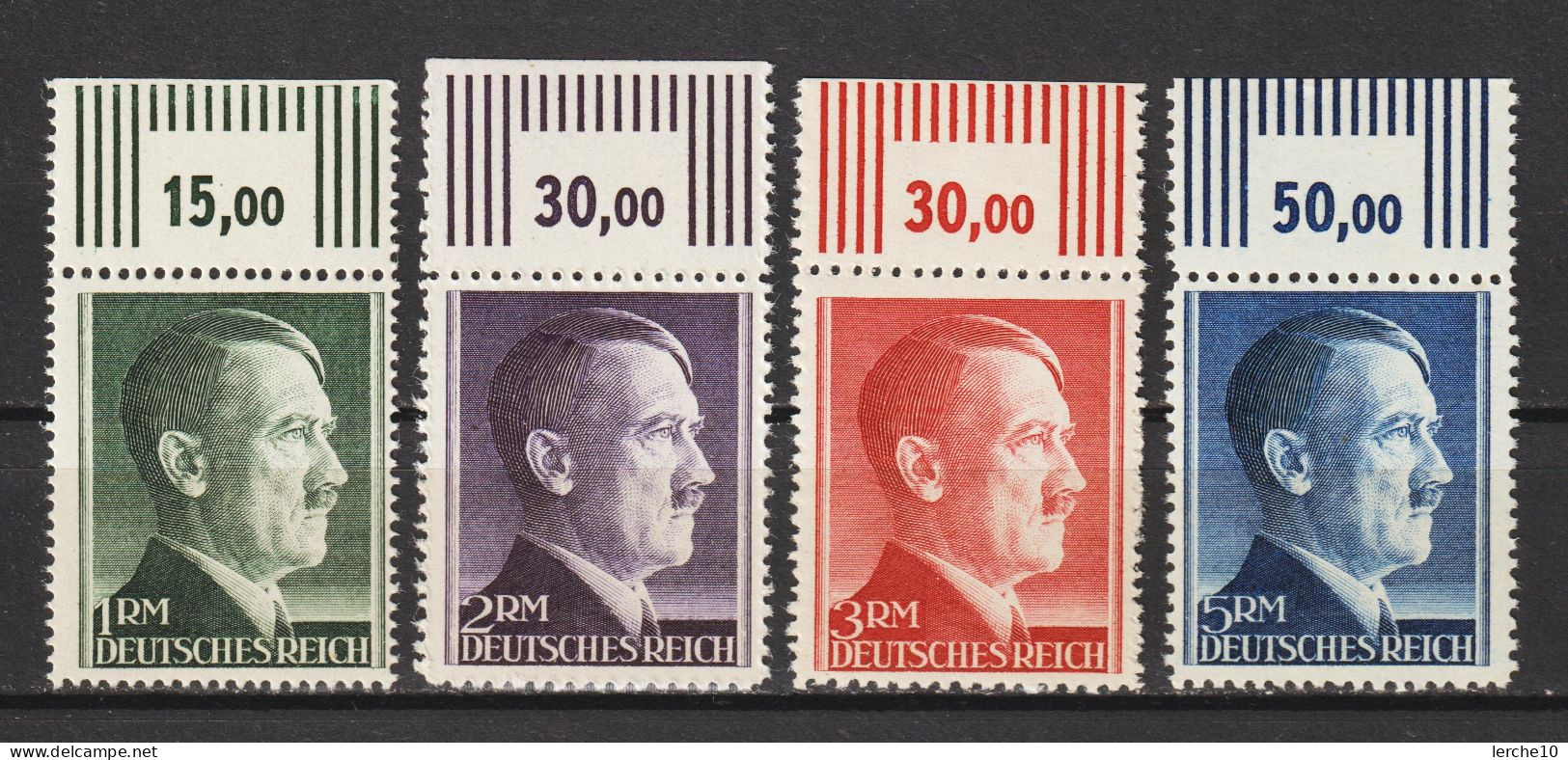 Adolf Hitler MiNr. 799-802  ** Oberrand - Ungebraucht