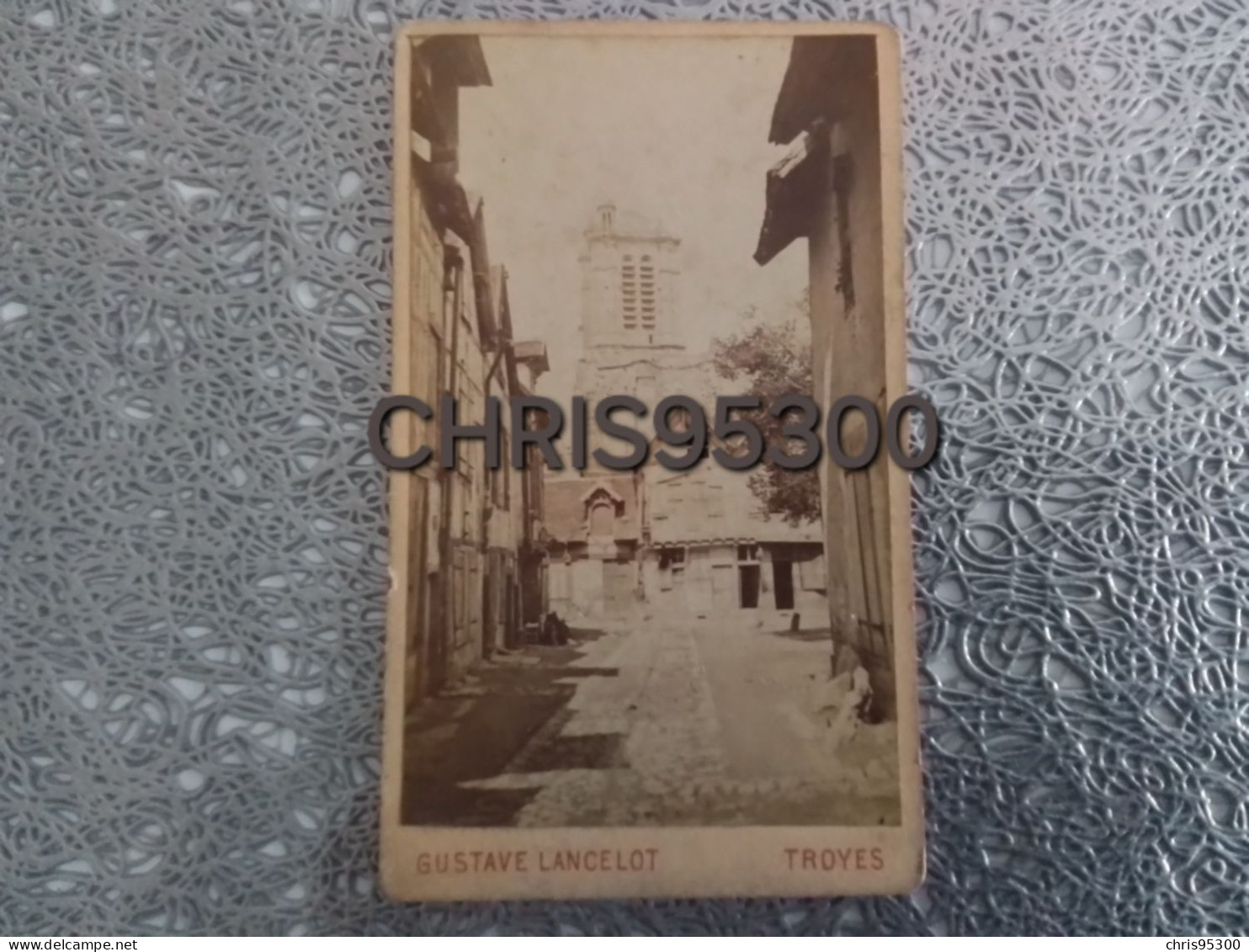 PHOTO CDV 19 EME SIECLE - TROYES 10 AUBE - Anciennes (Av. 1900)