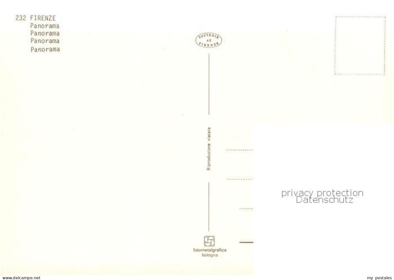 73792652 Firenze Florenz Stadtpanorama  - Andere & Zonder Classificatie