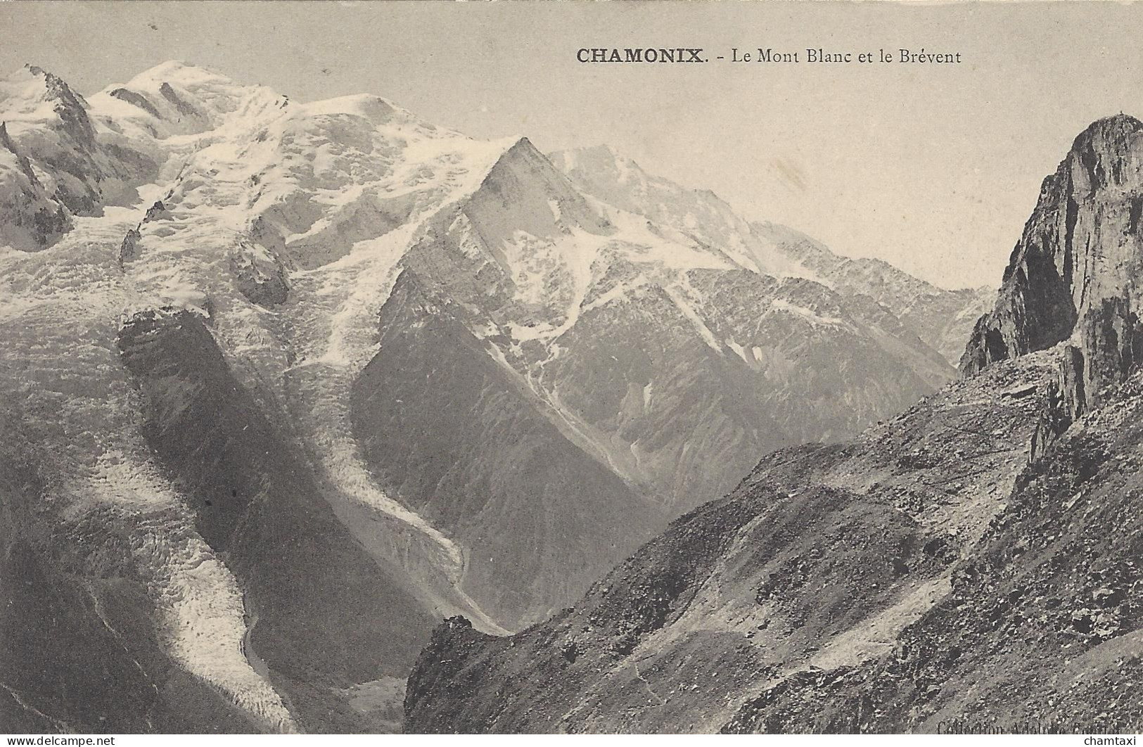 74 CHAMONIX MONT BLANC  LE BREVENT MONT BLANC GLACIER DES BOSSONS ET TACONNAZ  Editeur COUTTET Adolphe - Chamonix-Mont-Blanc