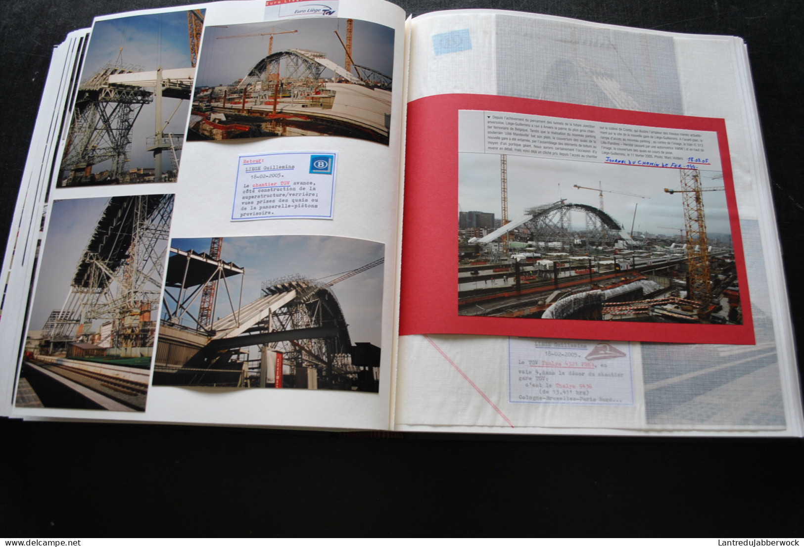 Album photo 55 Thalys TGV ICE 3 Louvain Ans Walshoutem Hoegaarden Helecine Chantier TGV Liège Noduwez Fexhe Momalle ART