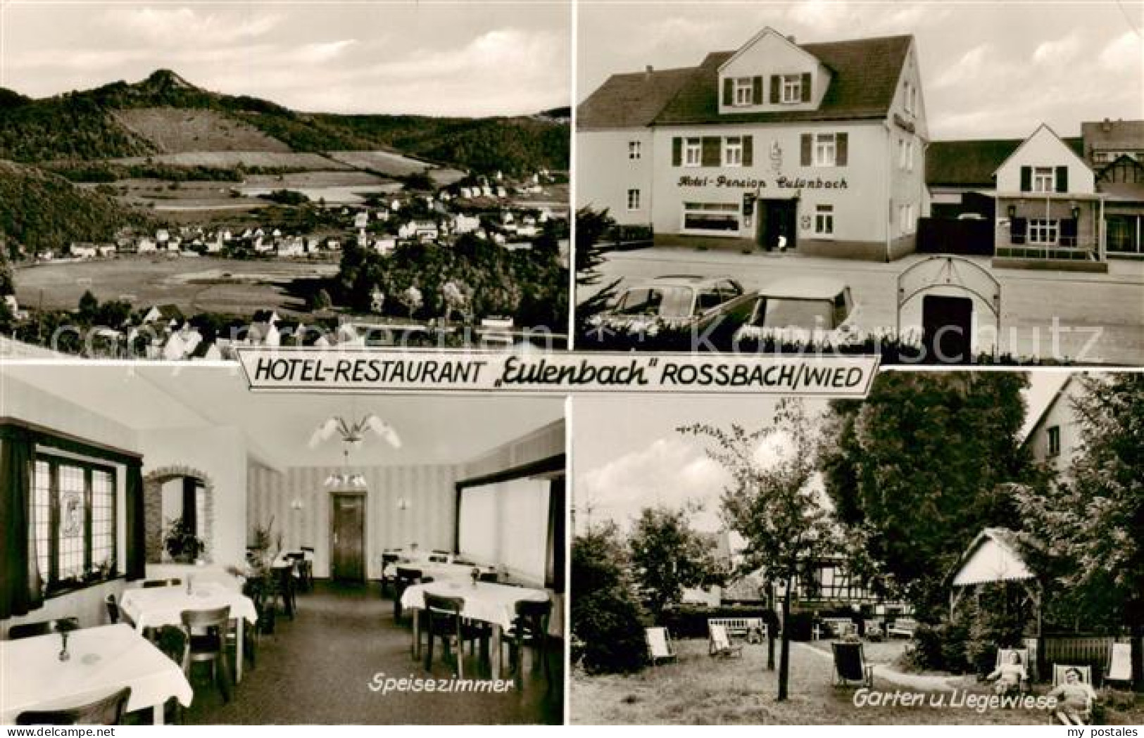 73792622 Rossbach Wied Gesamtansicht U. Hotel-Restaurant Eulenbach M. Garten U.  - Autres & Non Classés