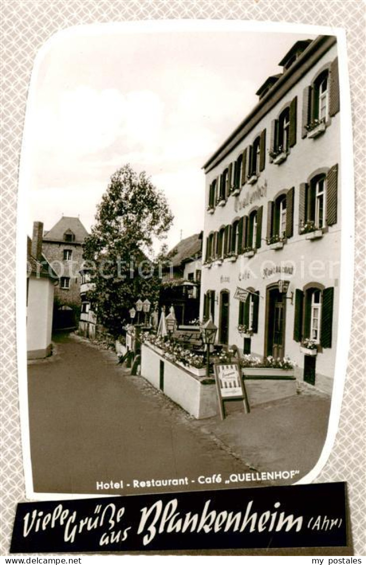 73792620 Blankenheim Ahr Hotel-Restaurant Quellenhof Aussenansicht Blankenheim A - Autres & Non Classés