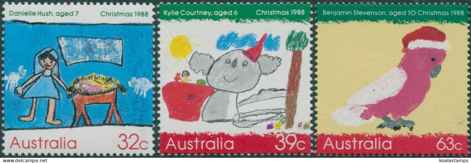 Australia 1988 SG1165-1167 Christmas Set MNH - Andere & Zonder Classificatie