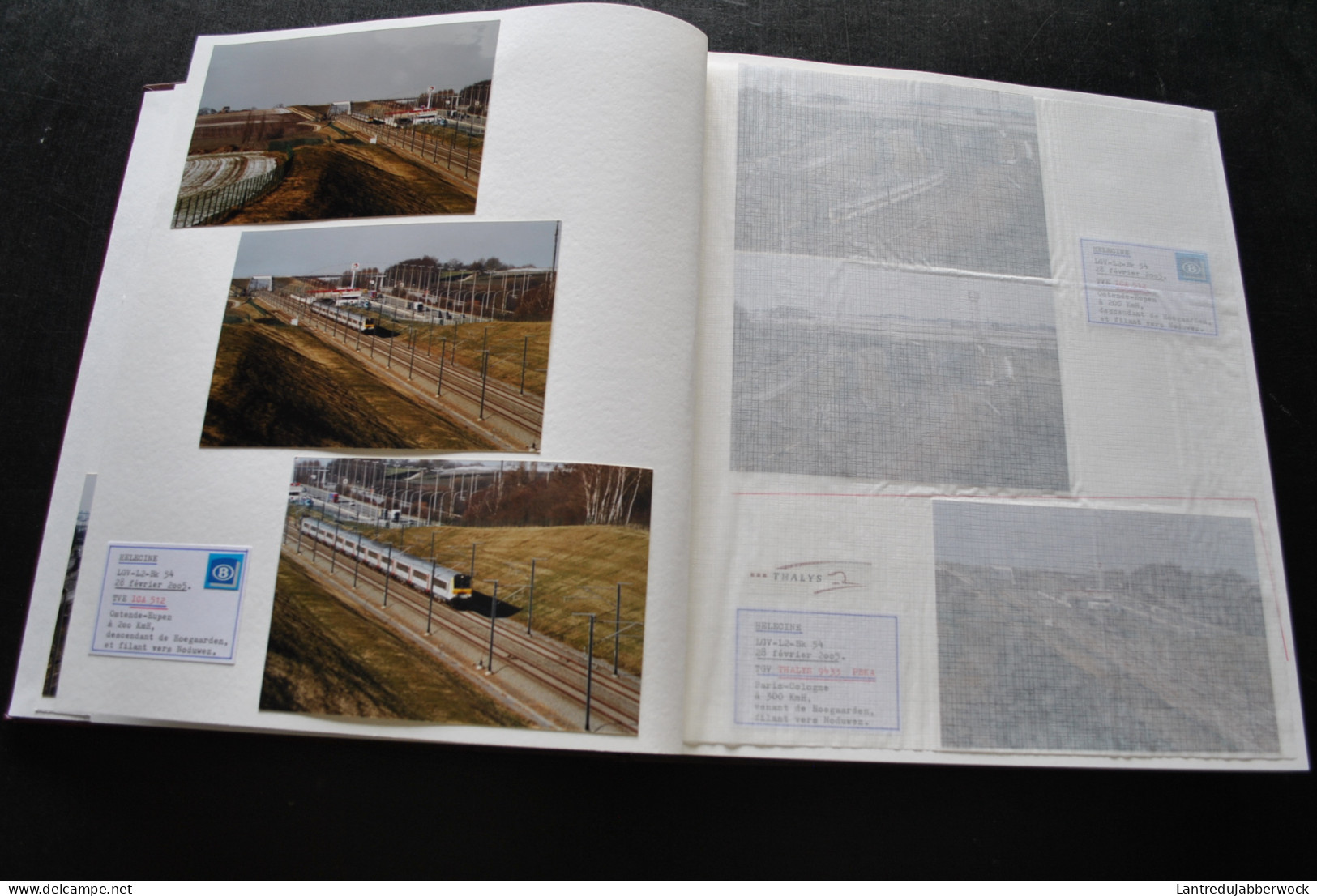 Album Photo 56 Thalys TGV ICE 3 Walshoutem Waremme Voroux Hoegaarden Helecine Noduwez Momalle Mirage PHOTOS D'ART - Trenes