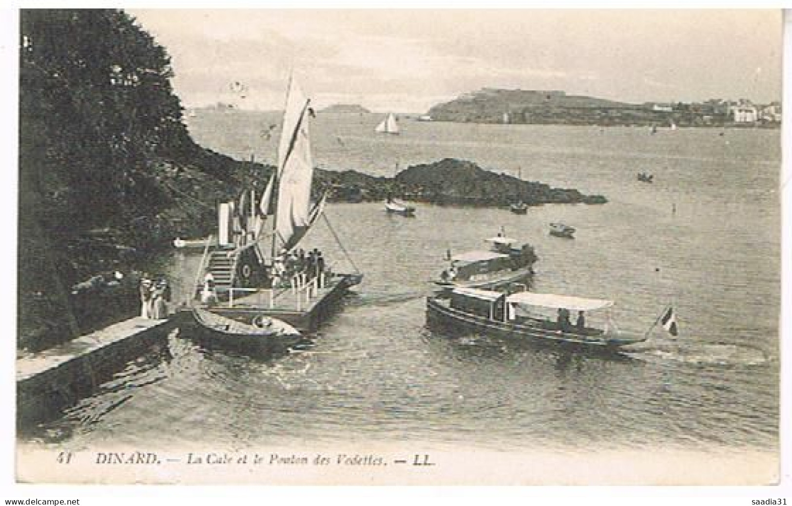 35    DINARD LA CALE  ET LE PONTON DES VEDETTES - Dinard