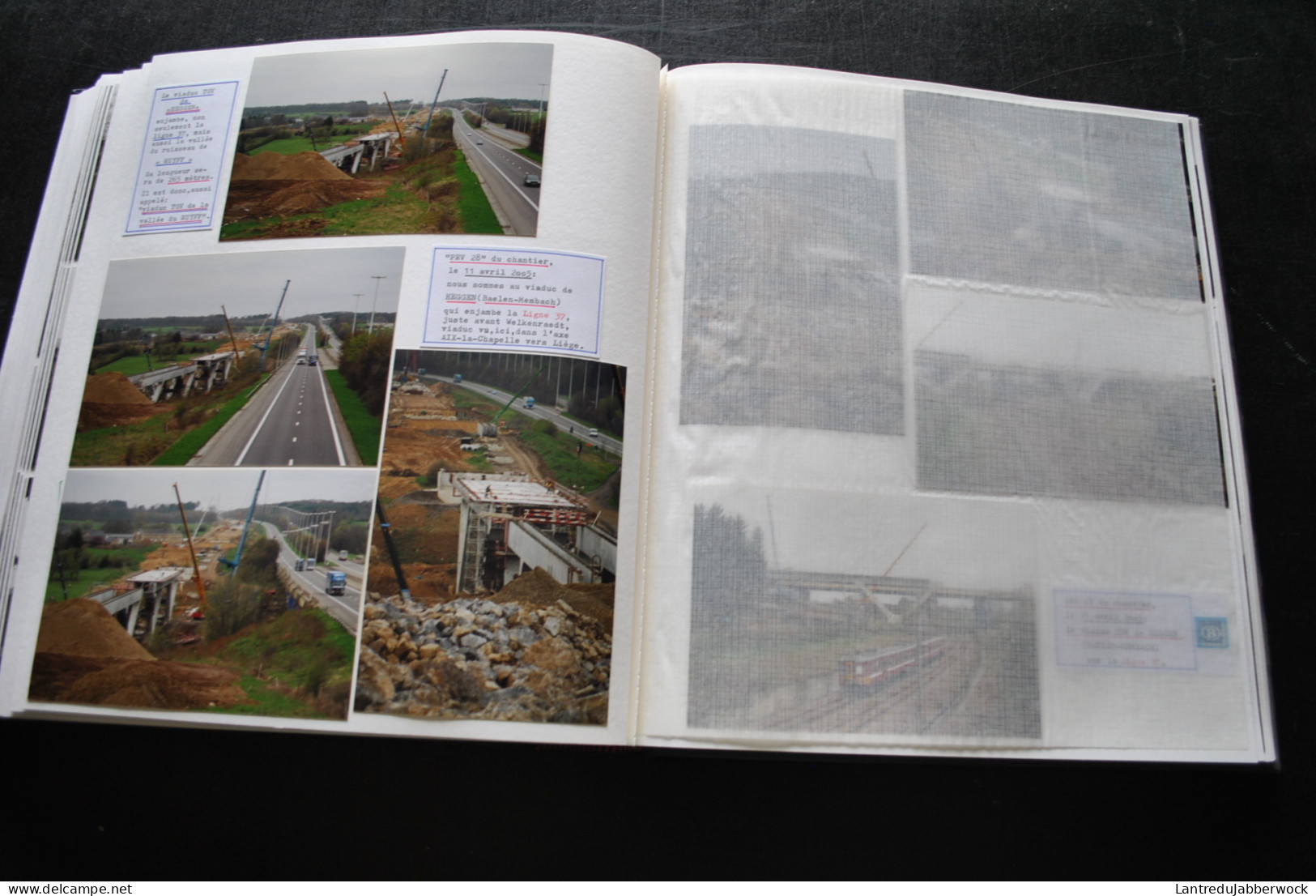 Album photo 57 Thalys TGV Chantier gare Liège Guillemins Aix La Chapelle Moresnet Conite Astenet Hammerbrucke Lontzen