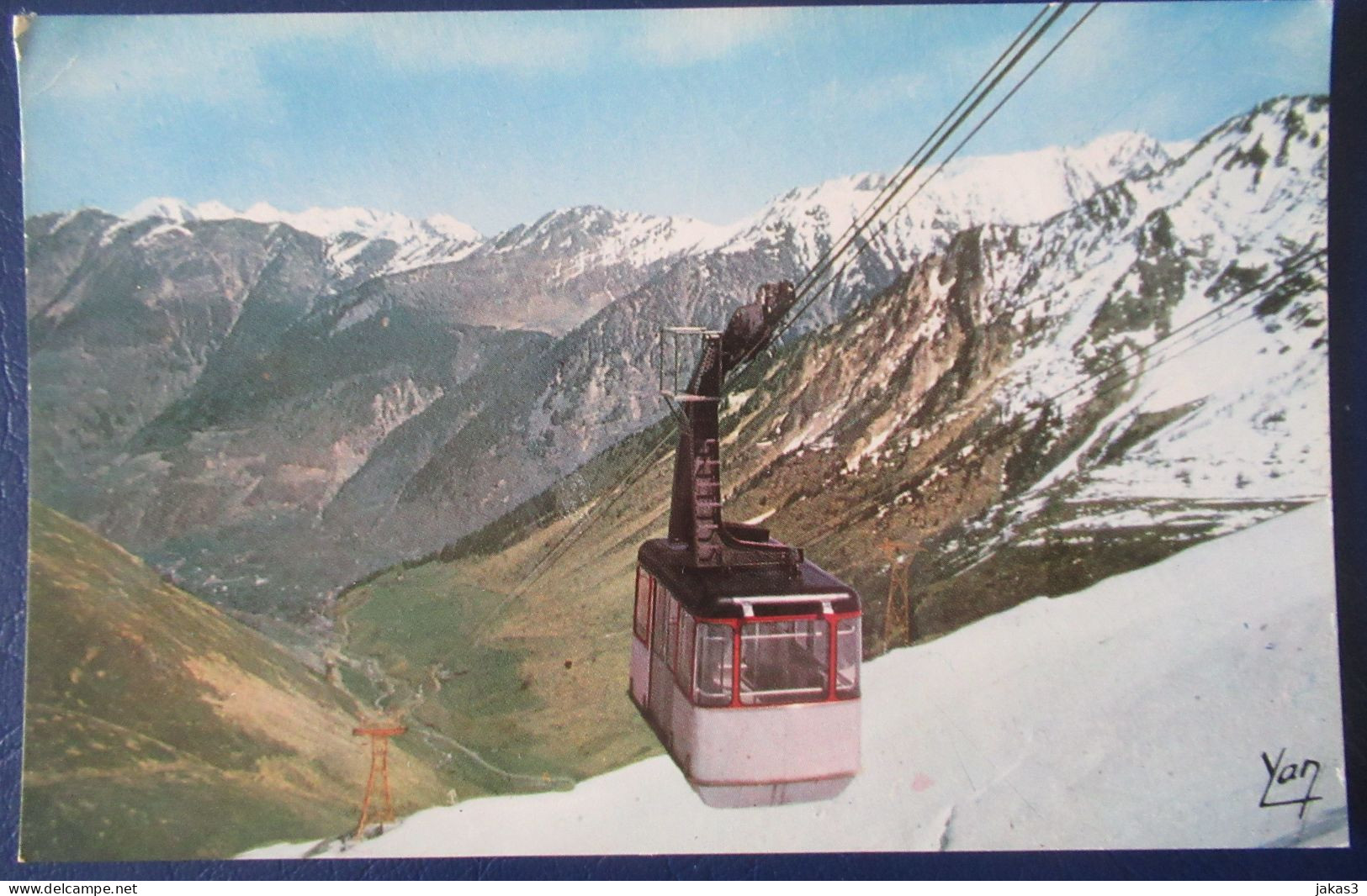 CPM CARTE POSTALE  TÉLÉPHÉRIQUE DE CAUTERETS   ( HAUTES PYRÉNÉES - 65   ) - Sonstige & Ohne Zuordnung