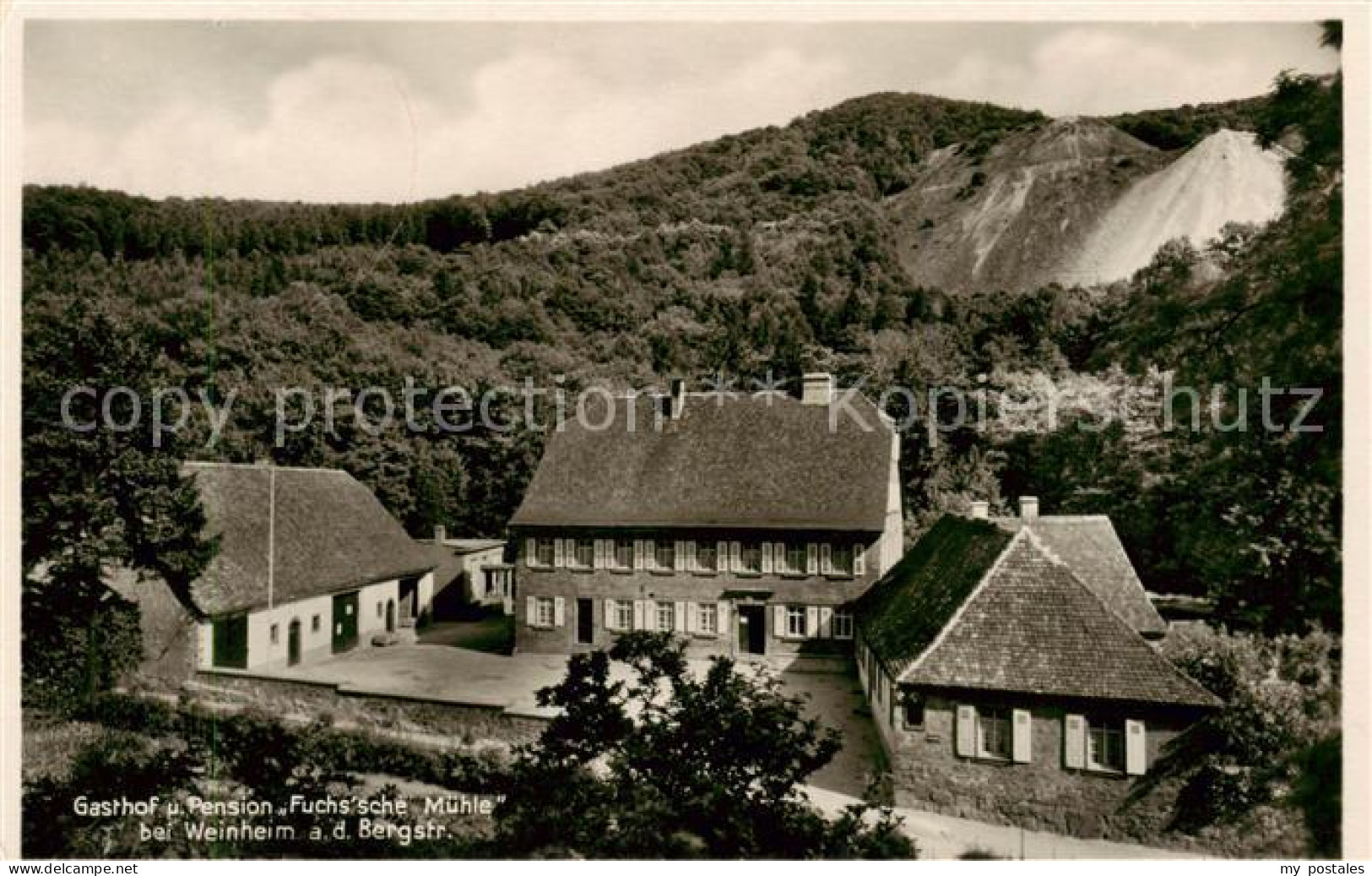 73792439 Weinheim Bergstrasse Gasthof-Pension Fuchssche Muehle Aussenansicht Wei - Weinheim