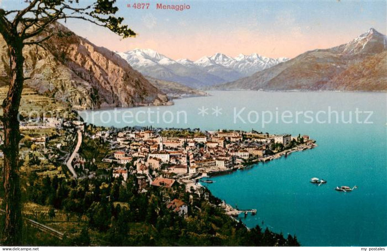 73792411 Menaggio Lago Di Como IT Gesamtansicht M. See  - Other & Unclassified