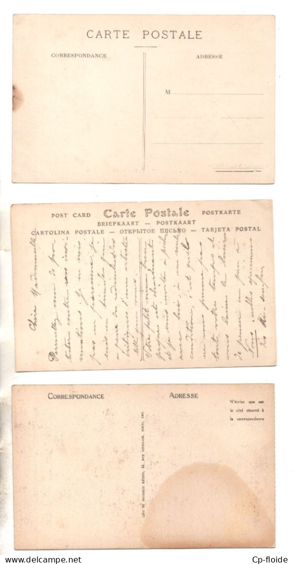 64 - BIARRITZ . " PANORAMA DE LA PLAGE", " LE PORT VIEUX " & " LE ROCHER DE BASTA ". 3 CPA - Réf. N°38986 - - Biarritz