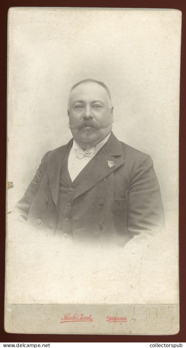 HUNGARY SEGESVÁR Cabinet Photo 1900 Ca - Alte (vor 1900)