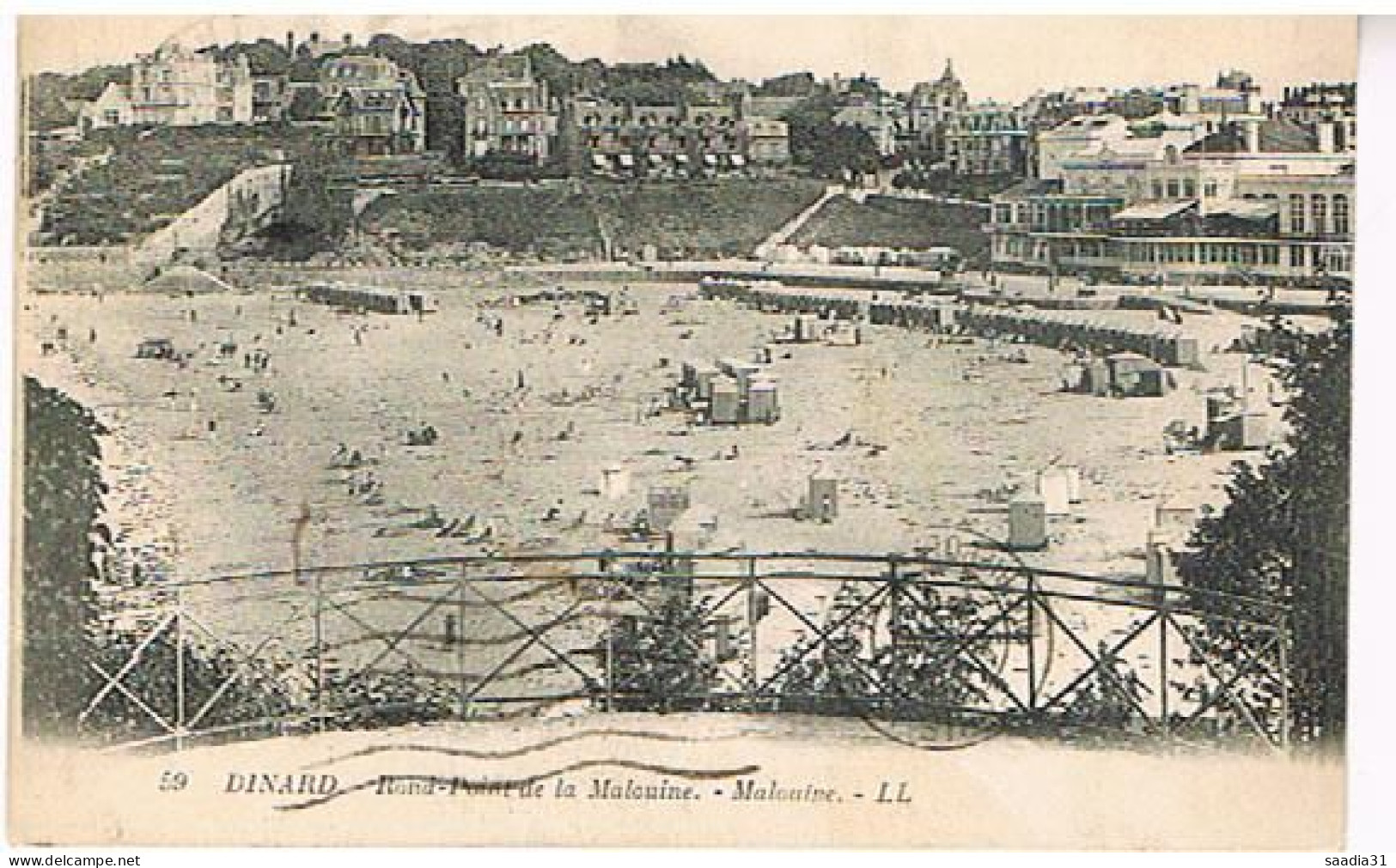 35    DINARD  ROND POINT DE   LA MALOUINE   1924 - Dinard