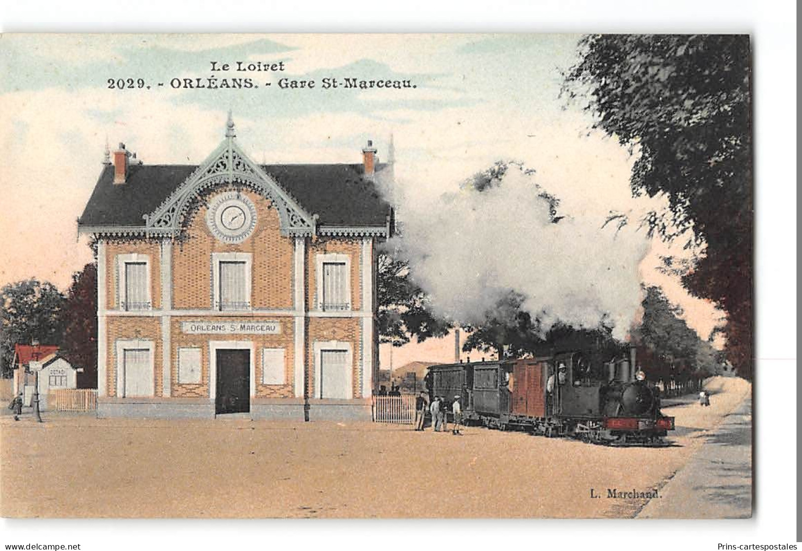 CPA 45 Orleans La Gare St Marceau Et Le Train Tramway - Orleans