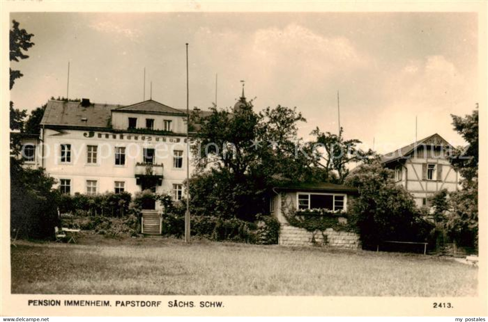 73792386 Papstdorf Pension Immenheim Aussenansicht Papstdorf - Gohrisch