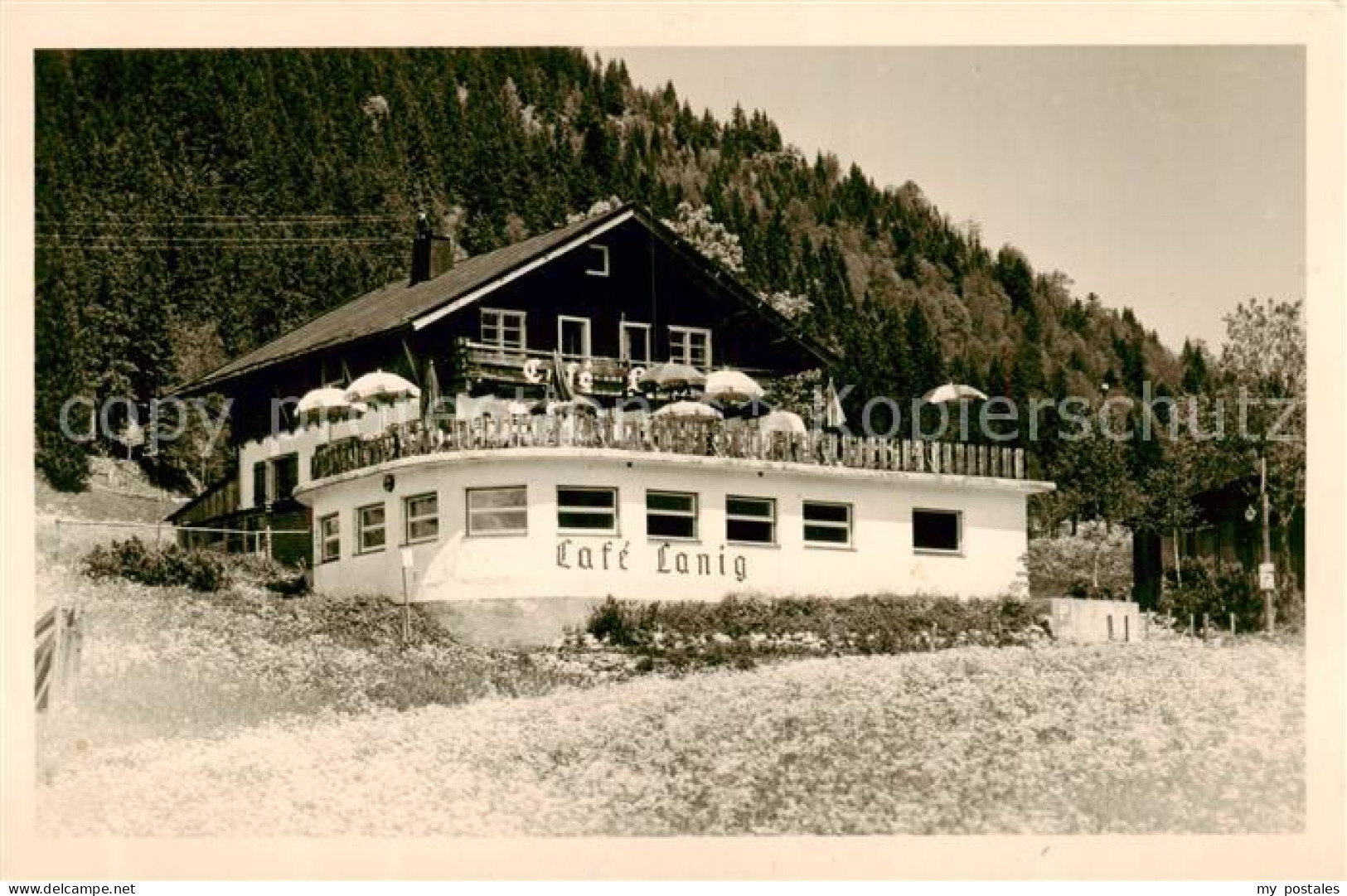 73792383 Oberjoch Cafe-Pension Lanig Aussenansicht Oberjoch - Hindelang